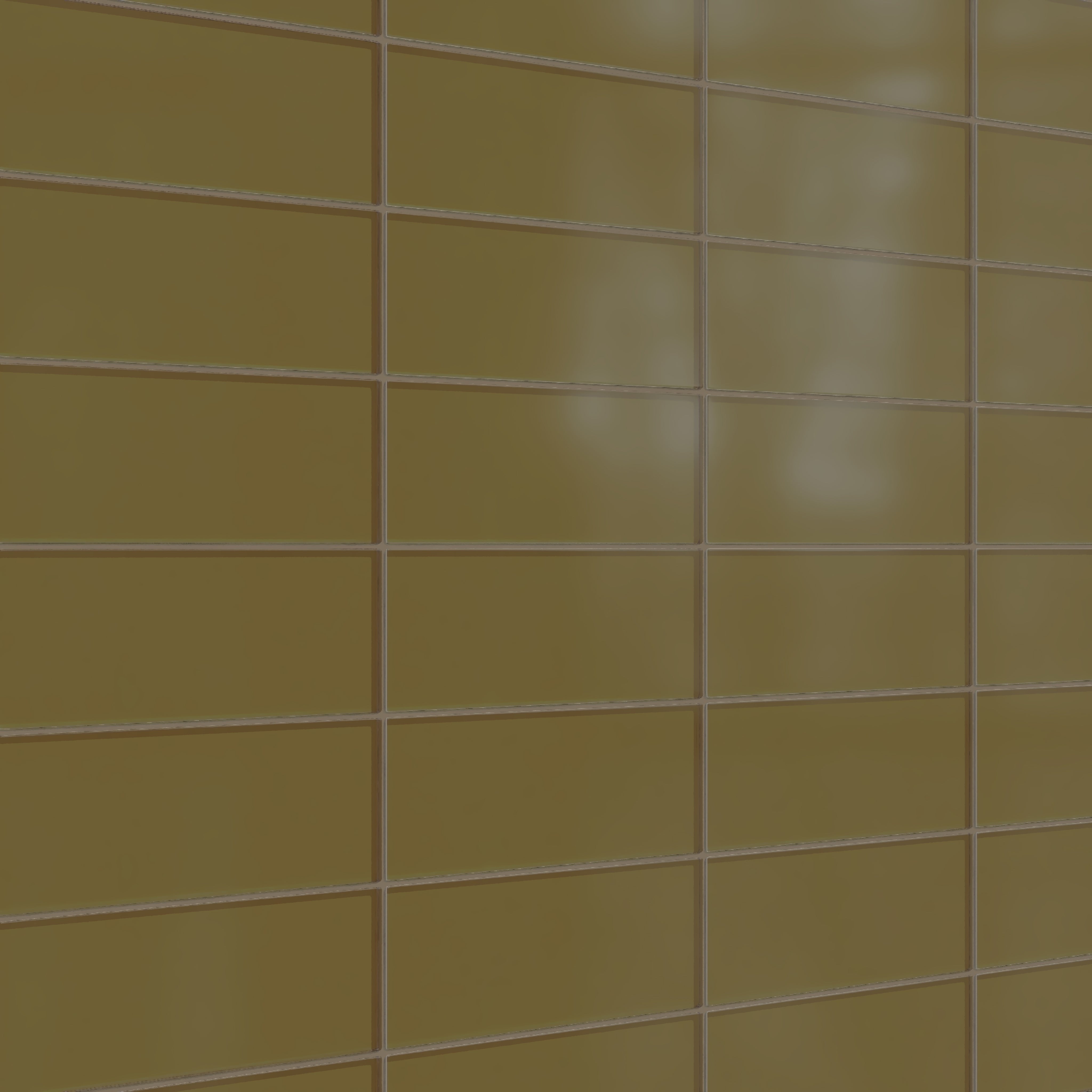 4x12 Glass Tile in Merlin Matte