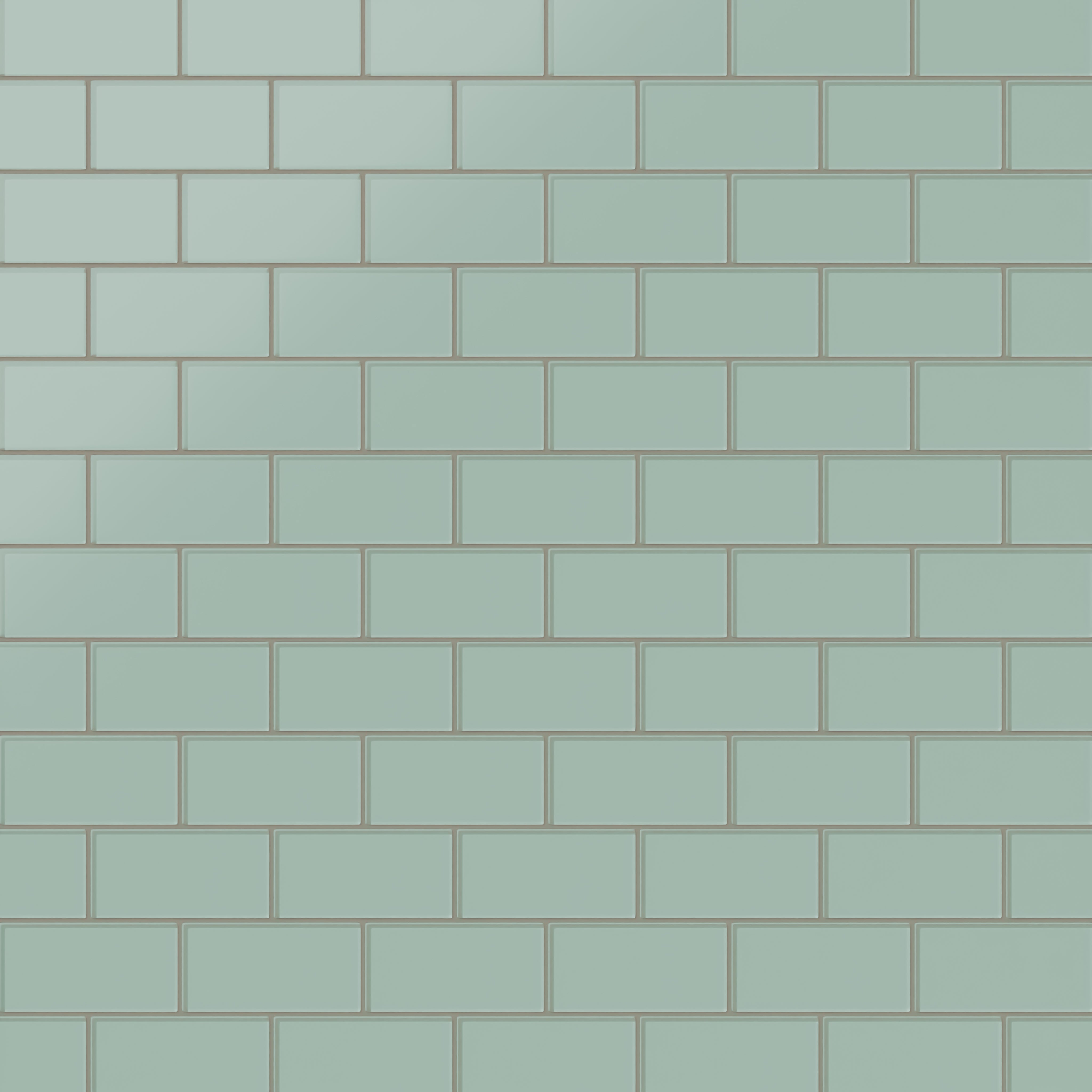 3x6 Glass Tile in Kingfisher Matte