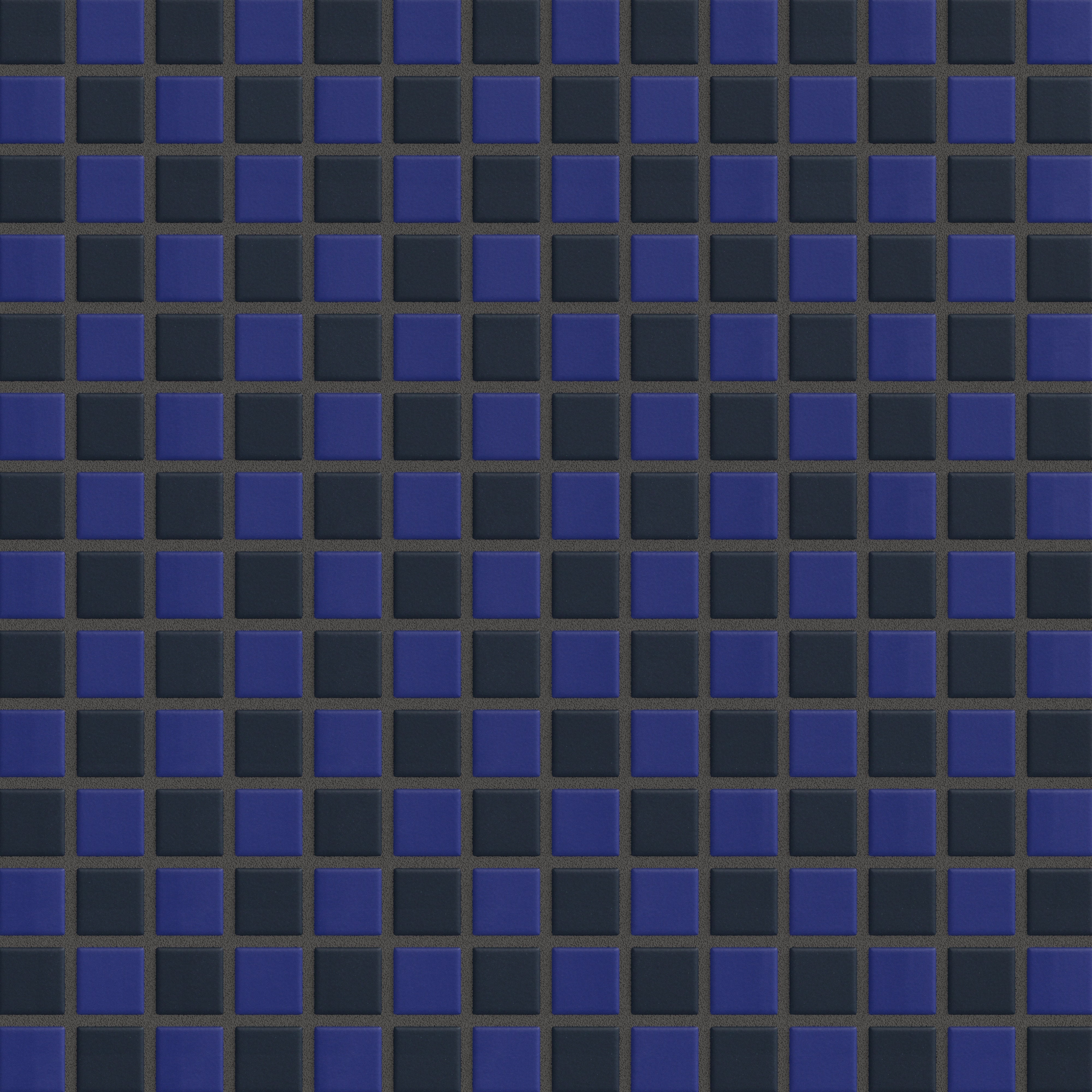 1x1 Checkerboard Sheeted Original Ceramic Tile in Navy Blue Matte & Azul Matte