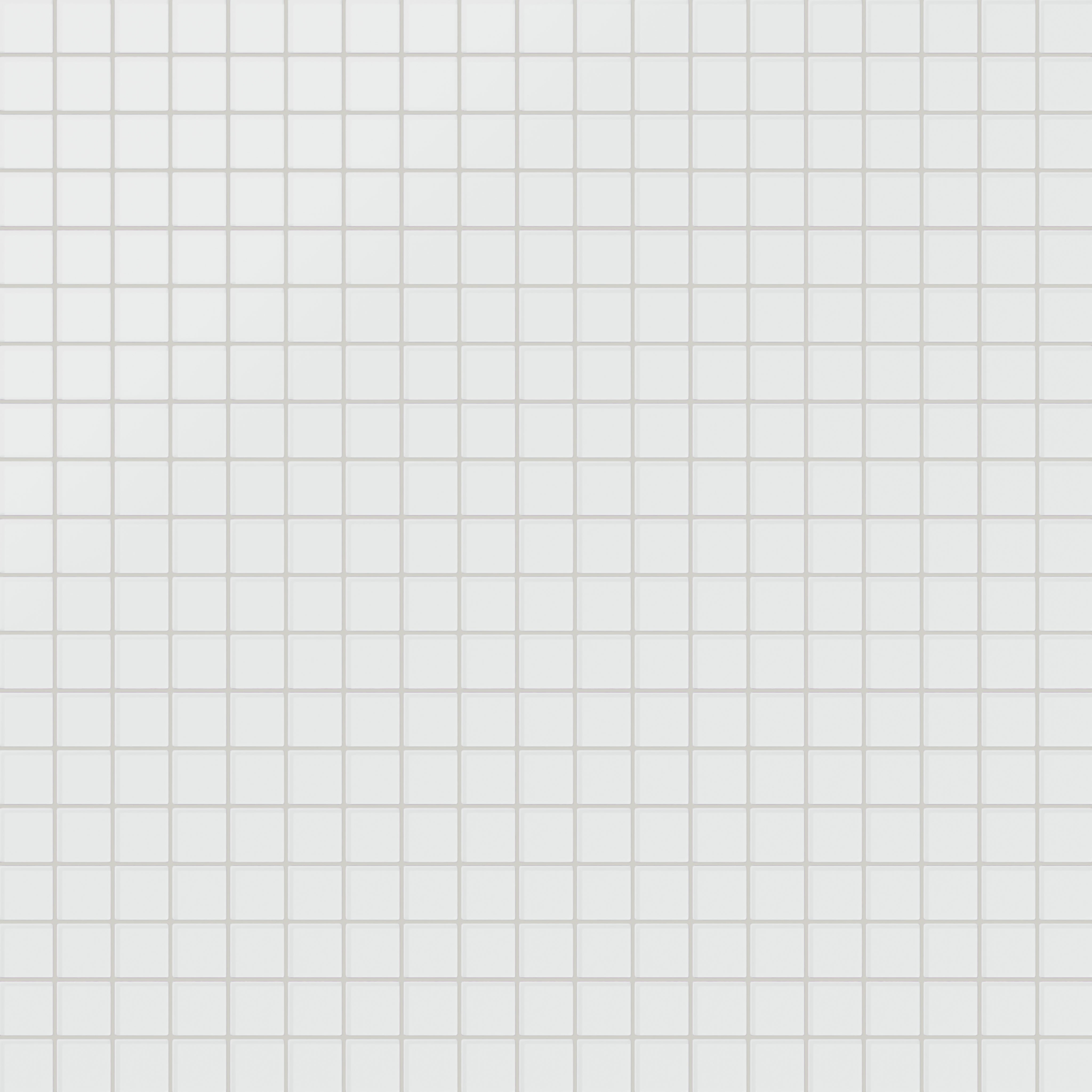 2x2 Straight Set Sheeted Glass Mosaic Tile in Egret Matte