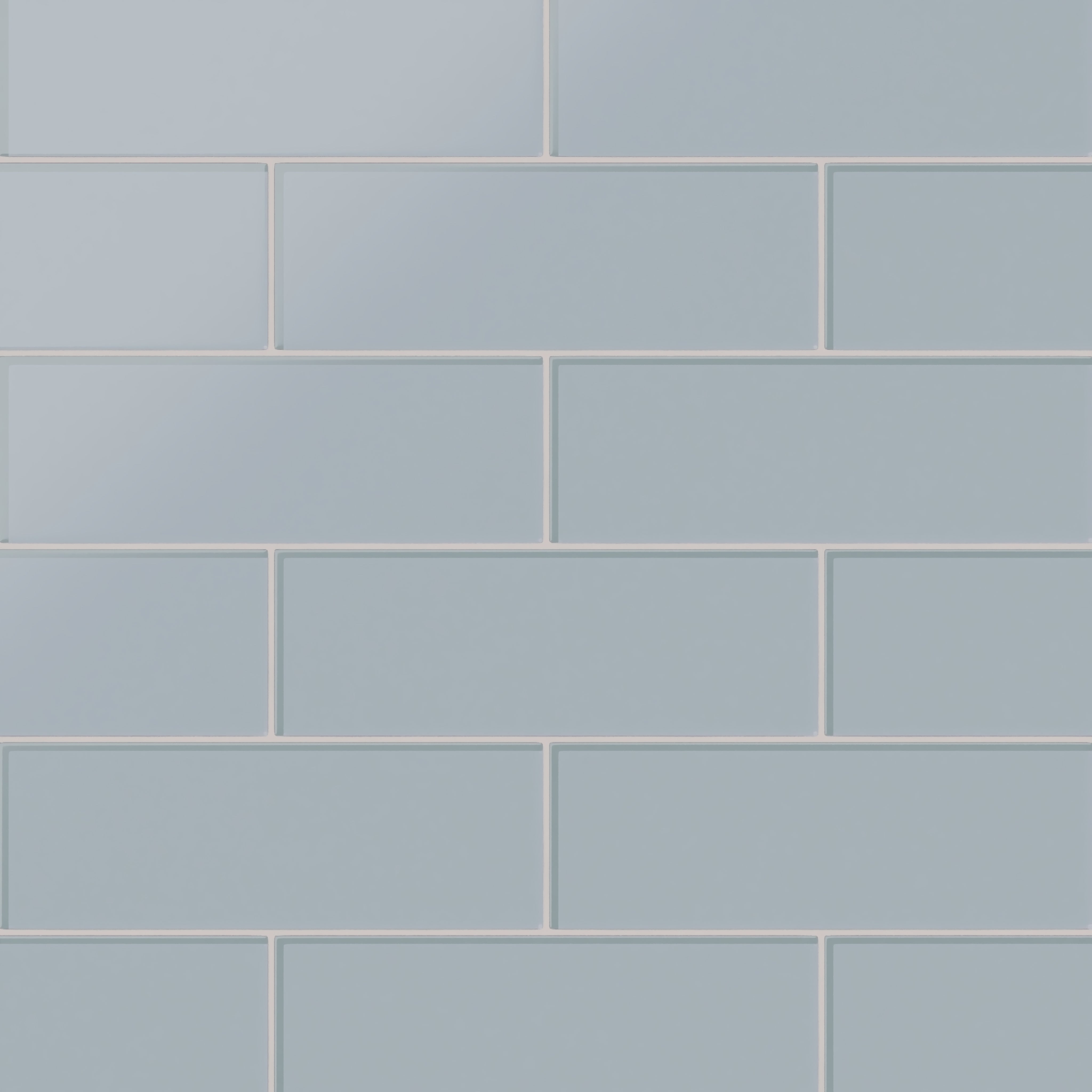 4x12 Glass Tile in Pinyon Jay Matte