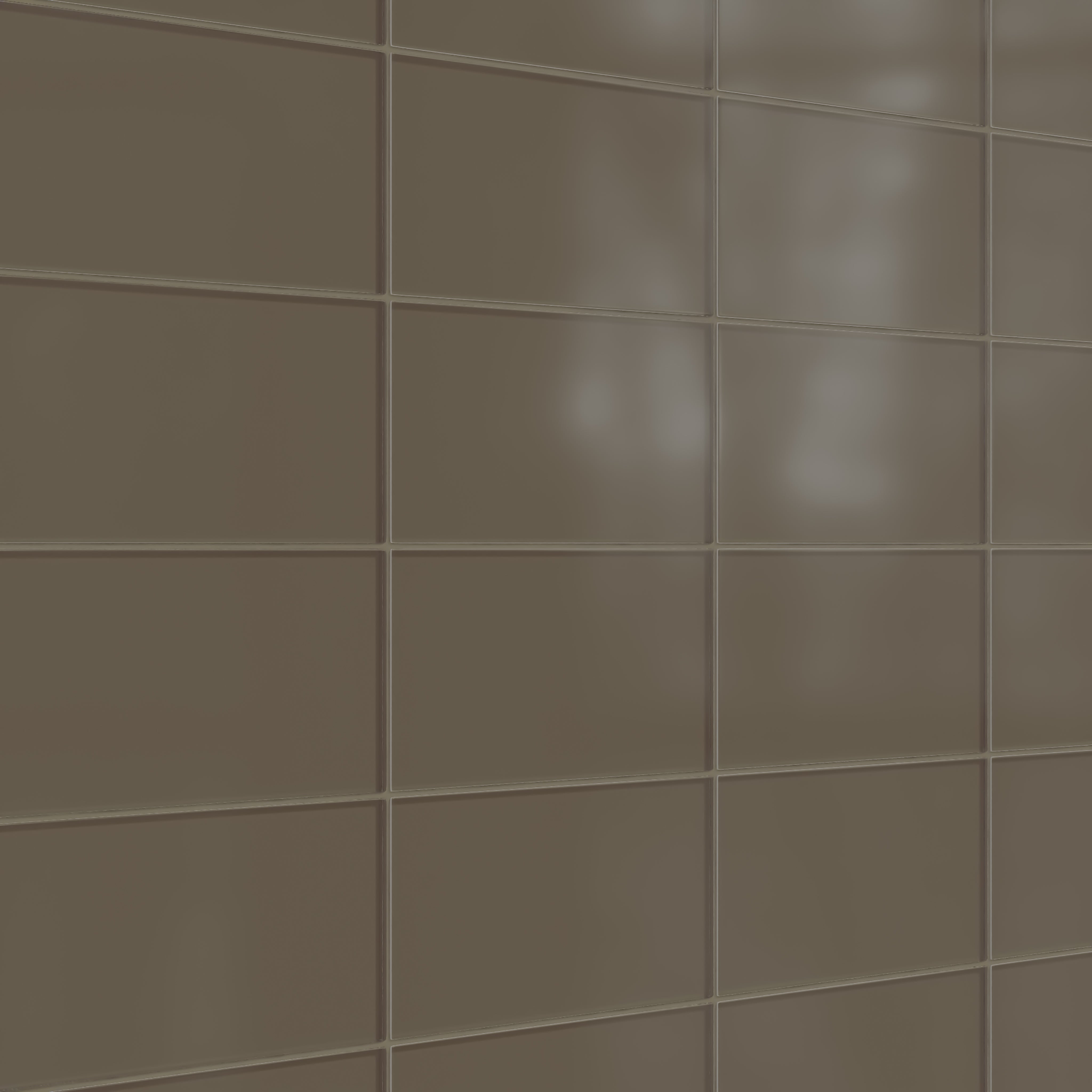 6x12 Glass Tile in Albatross Matte