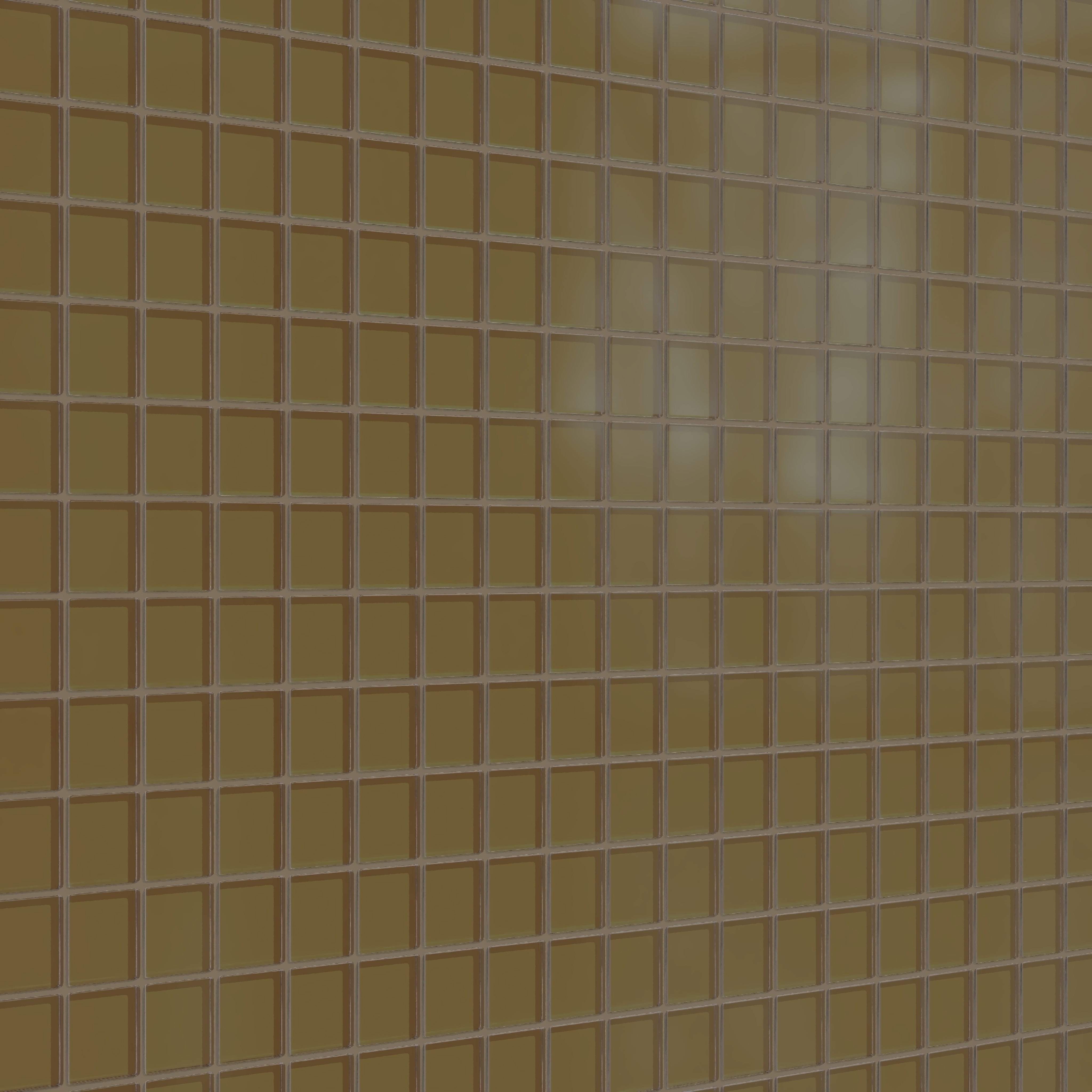 2x2 Straight Set Sheeted Glass Mosaic Tile in Merlin Matte