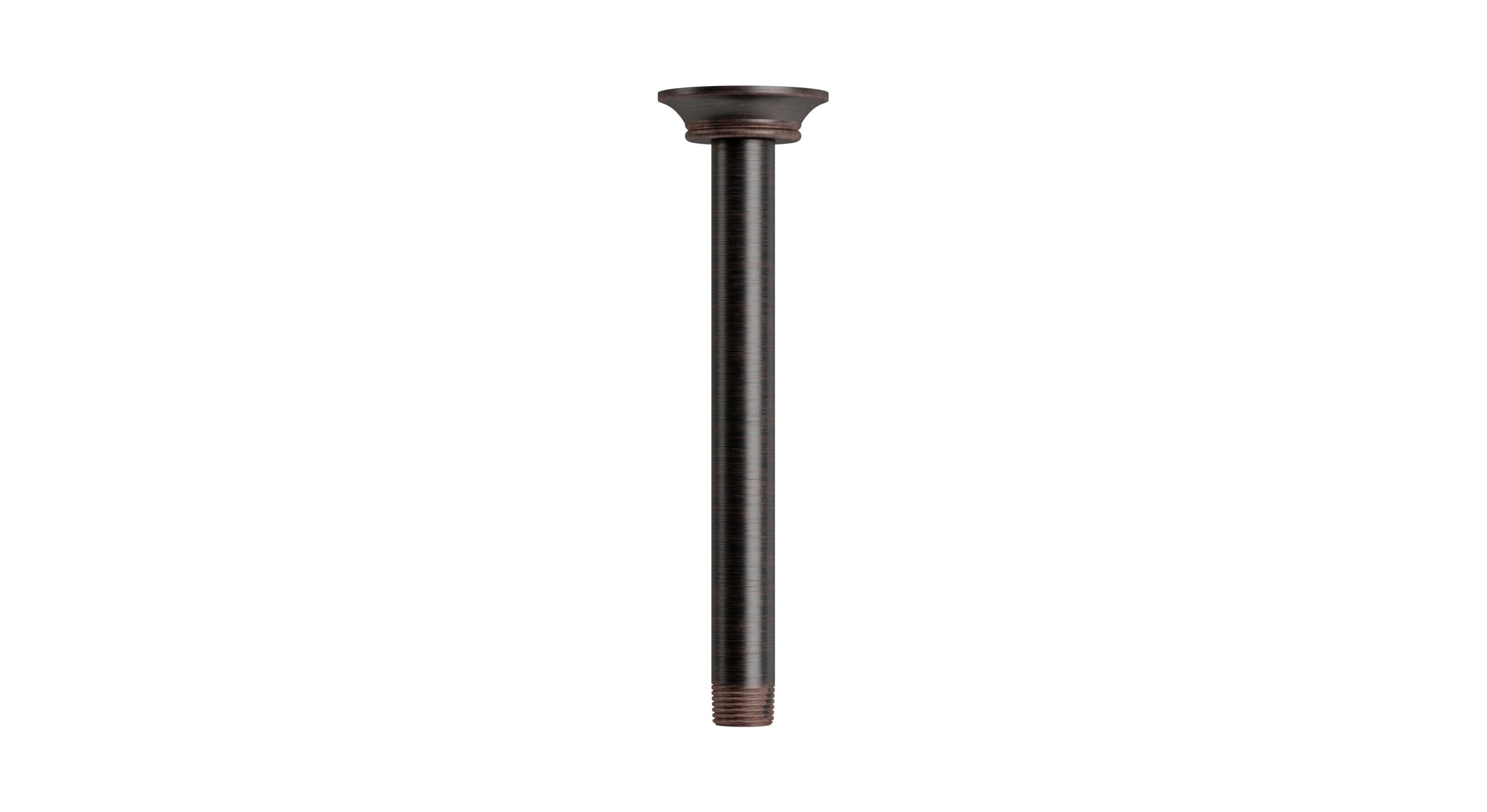 Emerson 8" Straight Shower Arm with Flange in Antique Bronze
