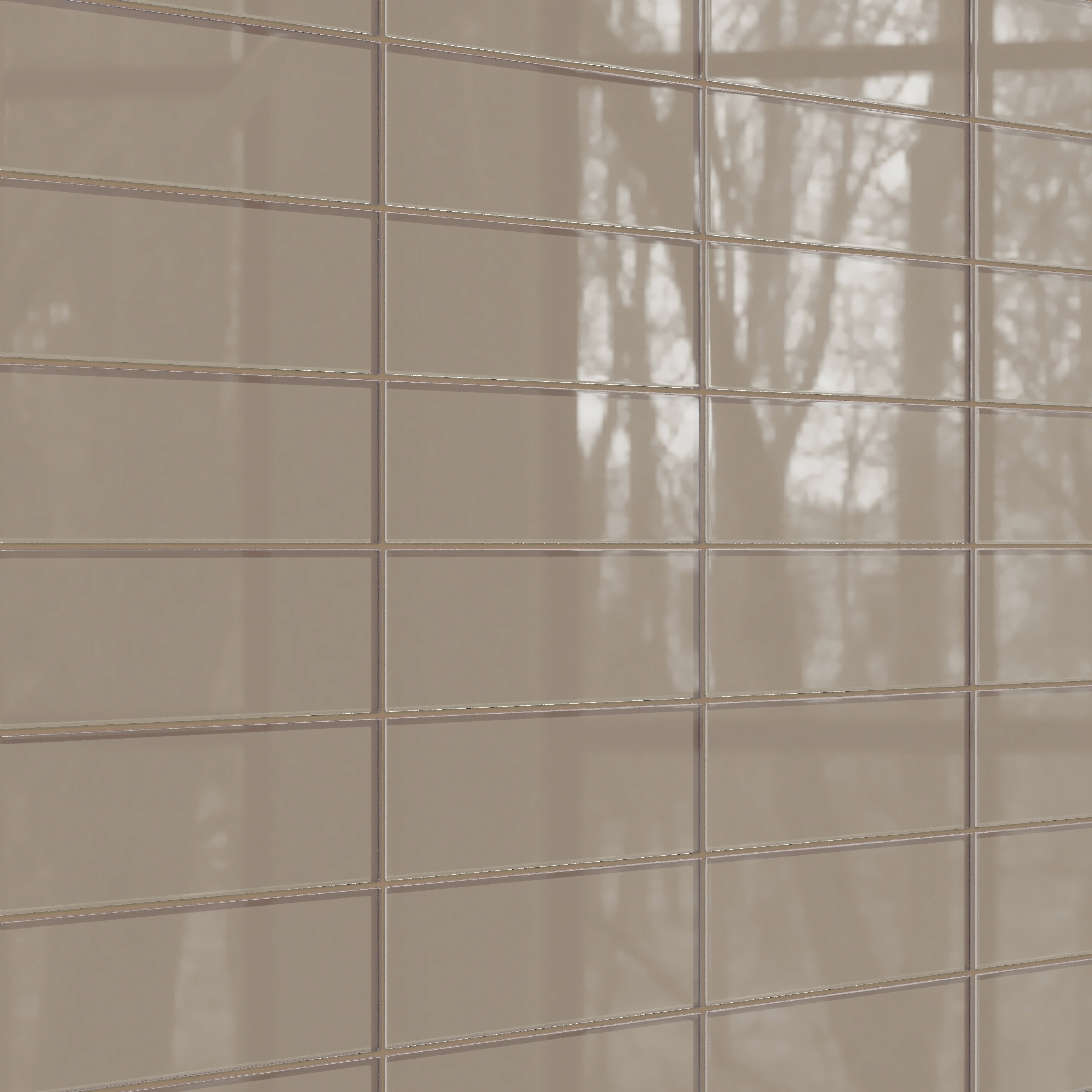 4x12 Glass Tile in Quail Gloss