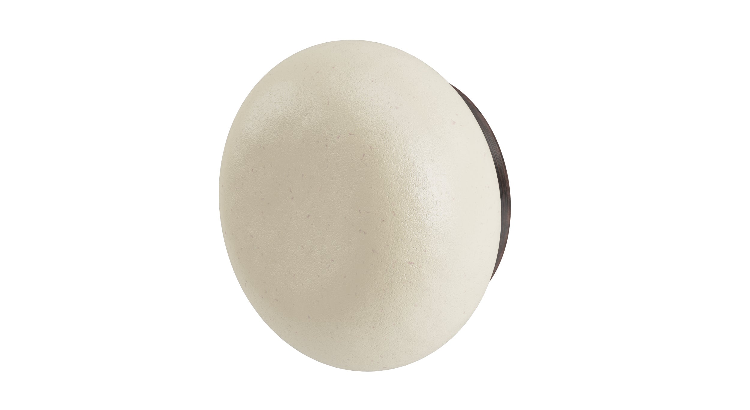 Foundry One Handle Wall Mount Diverter/Volume Control Shower Trim with Pebble Ceramic Knob Handle in Antique Bronze