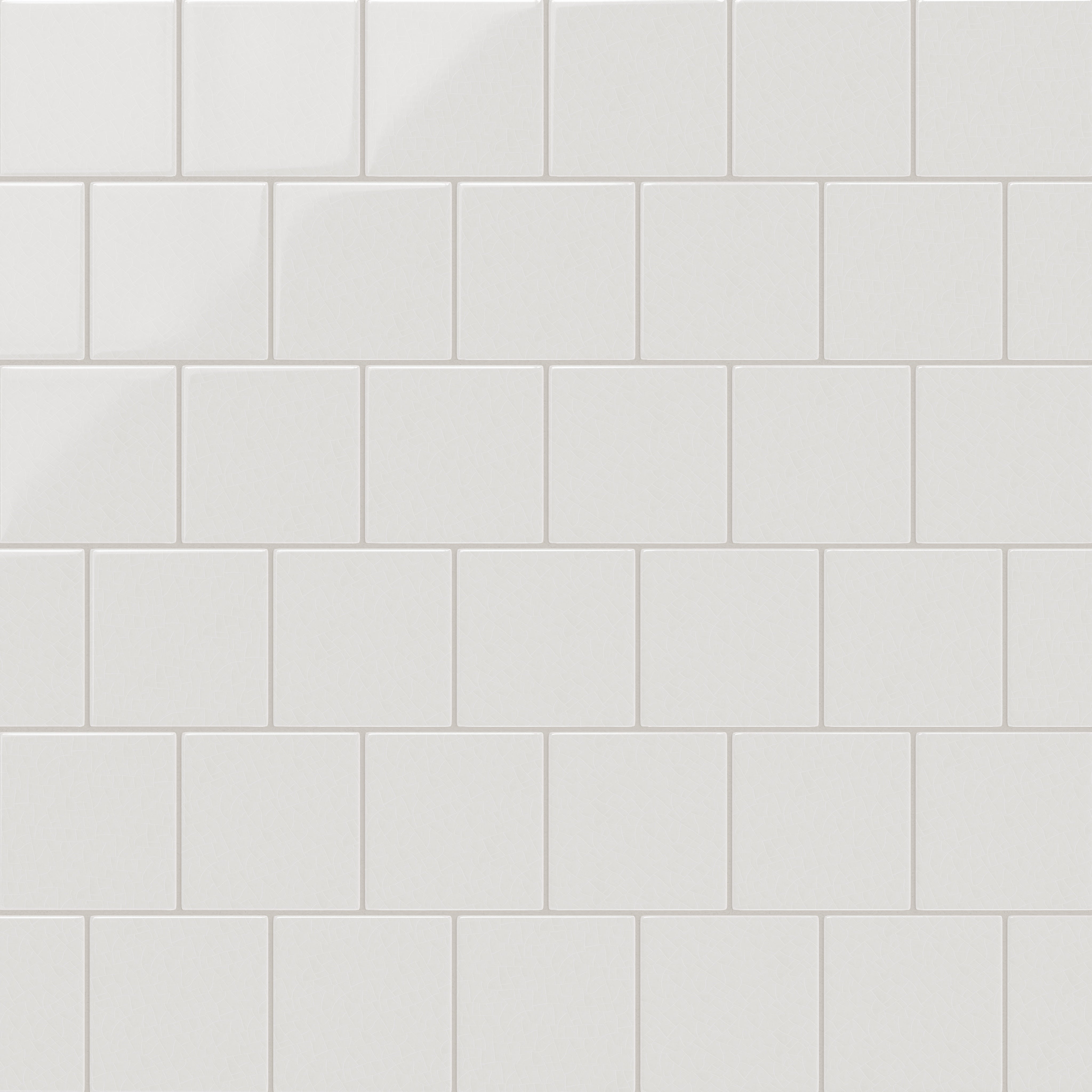 6x6 Original Ceramic Tile in Frost Gloss