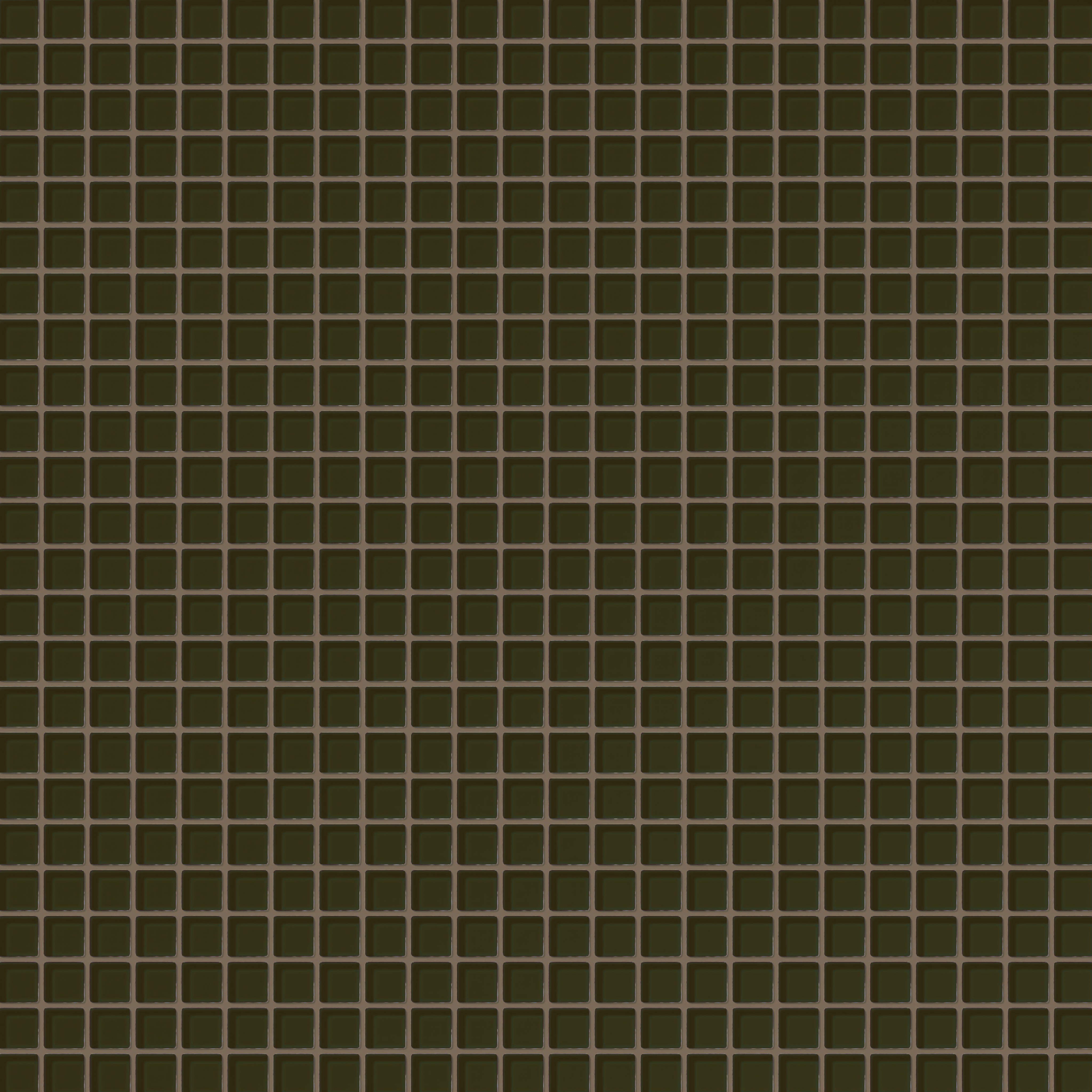 1x1 Straight Set Sheeted Glass Mosaic Tile in Catbird Gloss
