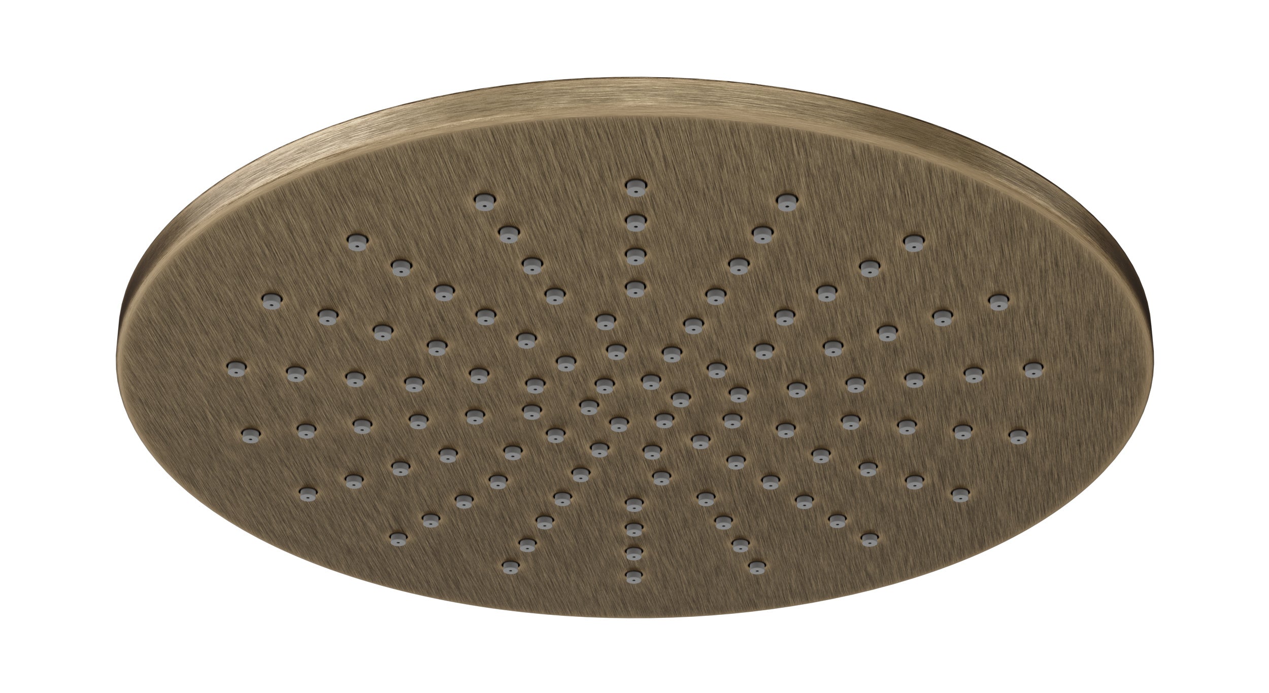Shower 8" Flat Shower Head in Antique Brass
