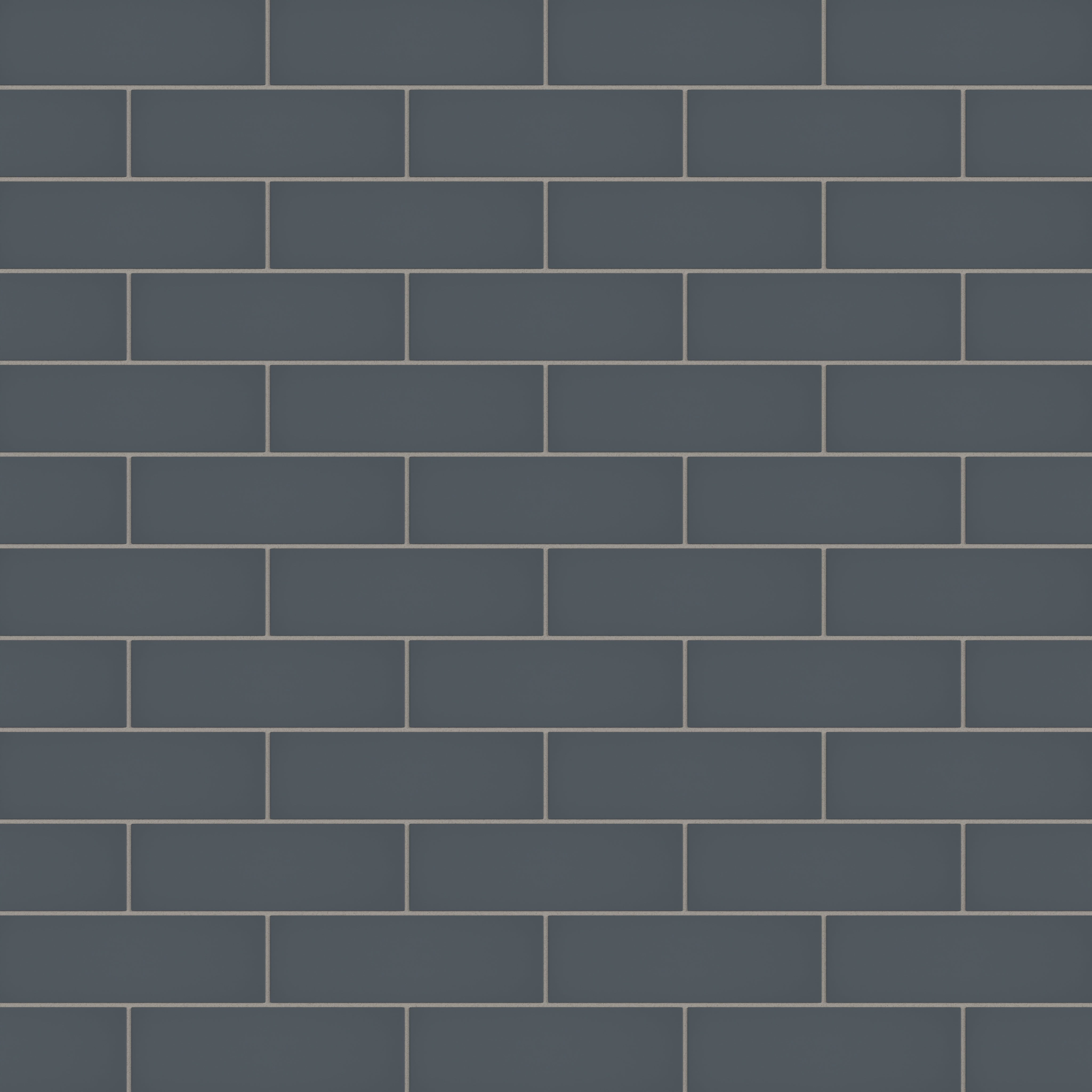 3x9 Natural Press Ceramic Tile in Indigo Matte
