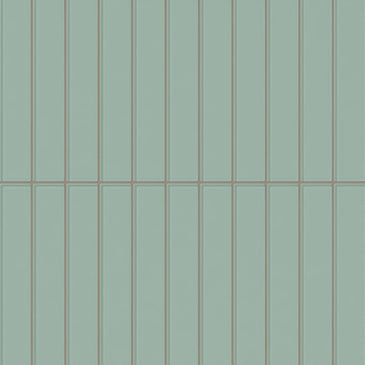 2x12 Glass Tile in Kingfisher Gloss