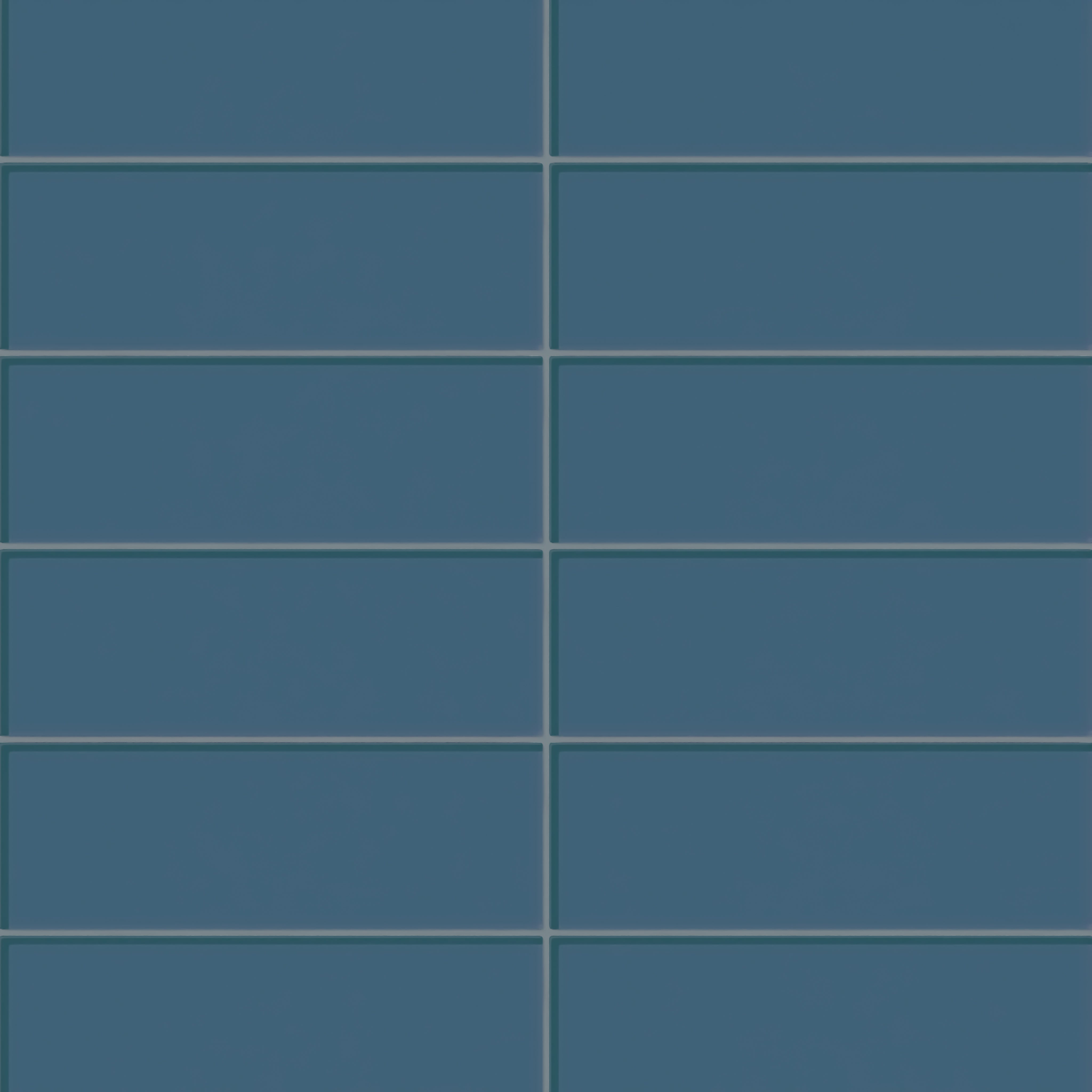 4x12 Glass Tile in Blue Jay Gloss