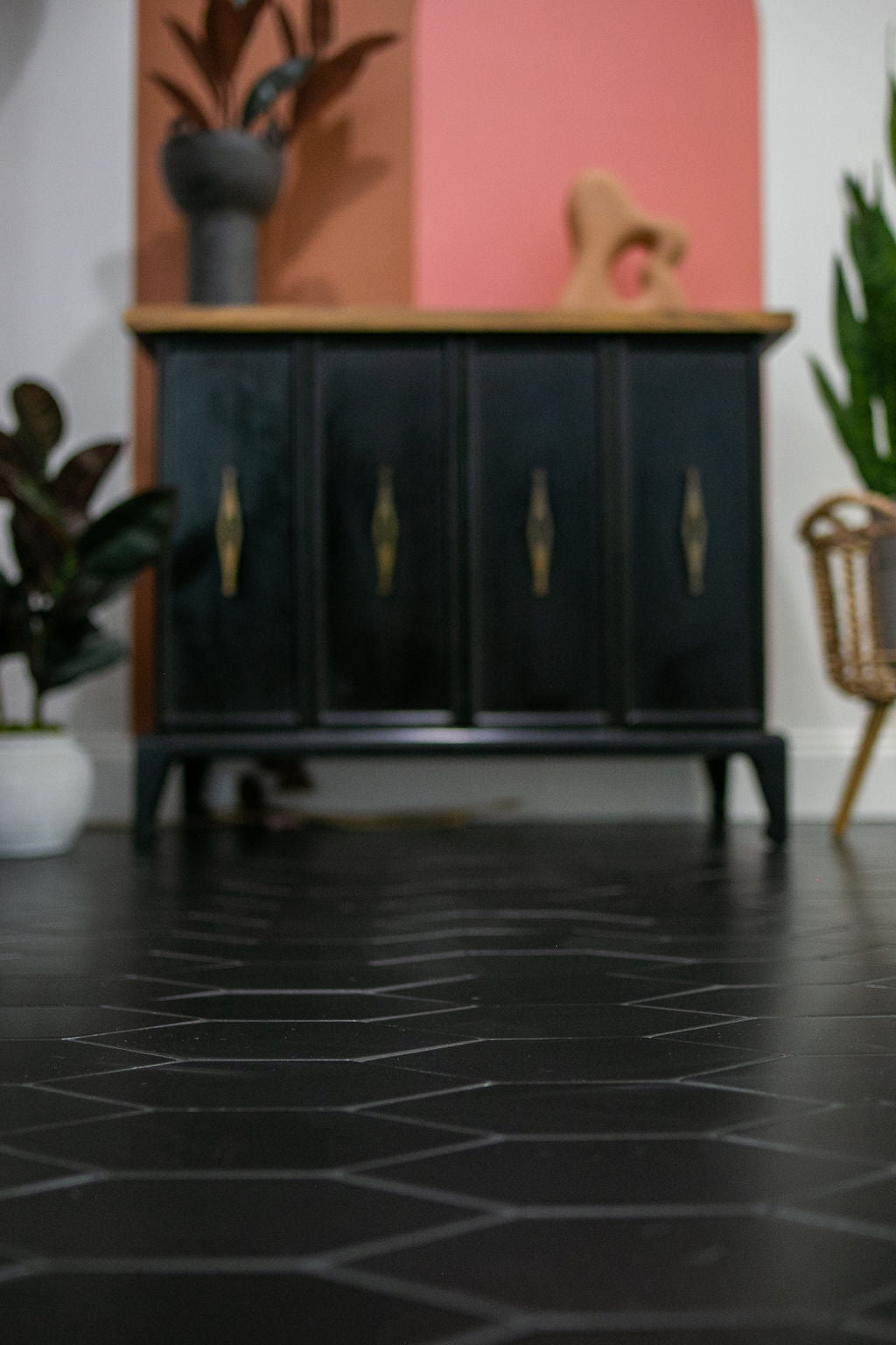 Picket Original Ceramic Tile in Raven Matte