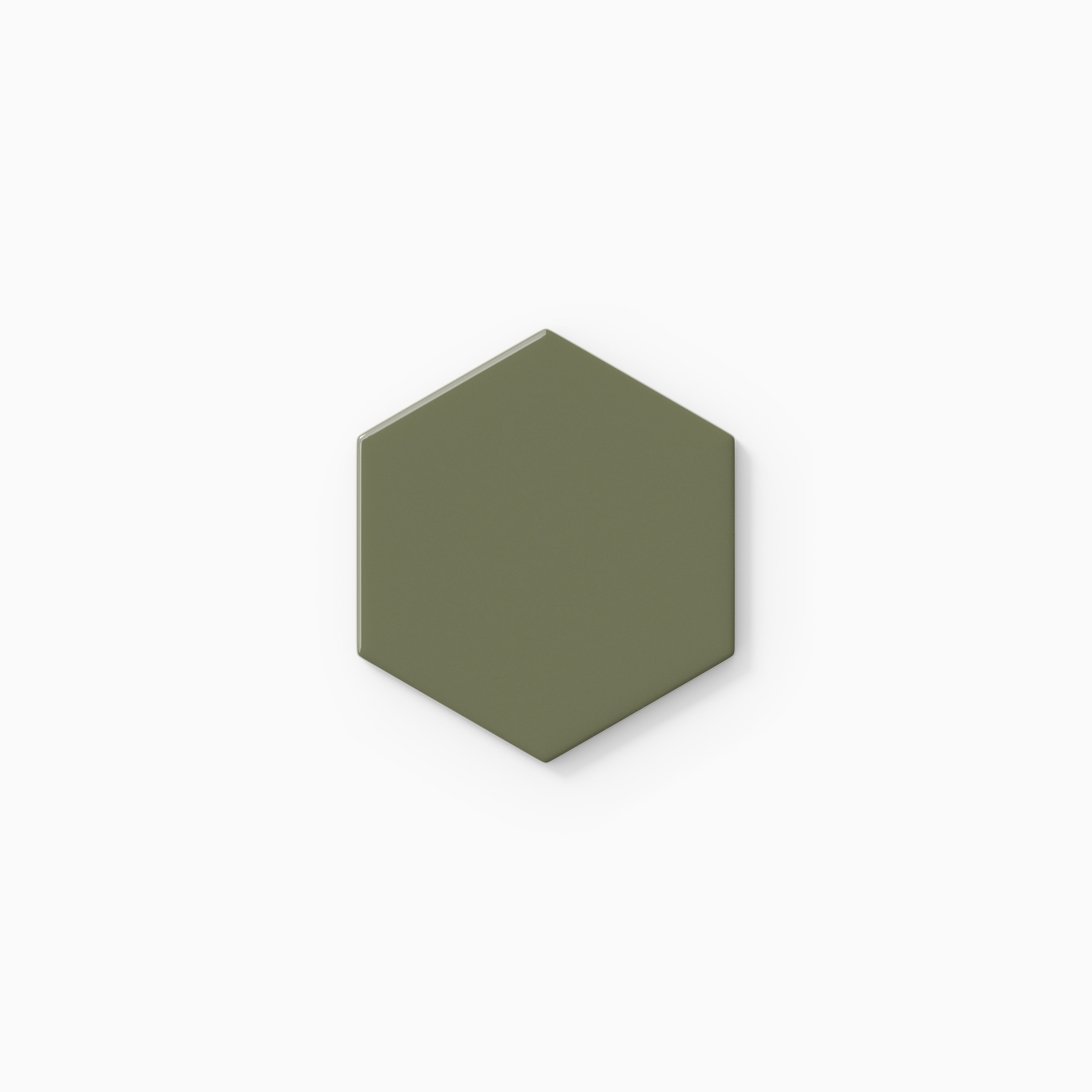 4" Hexagon Original Ceramic Tile in Peabody Gloss