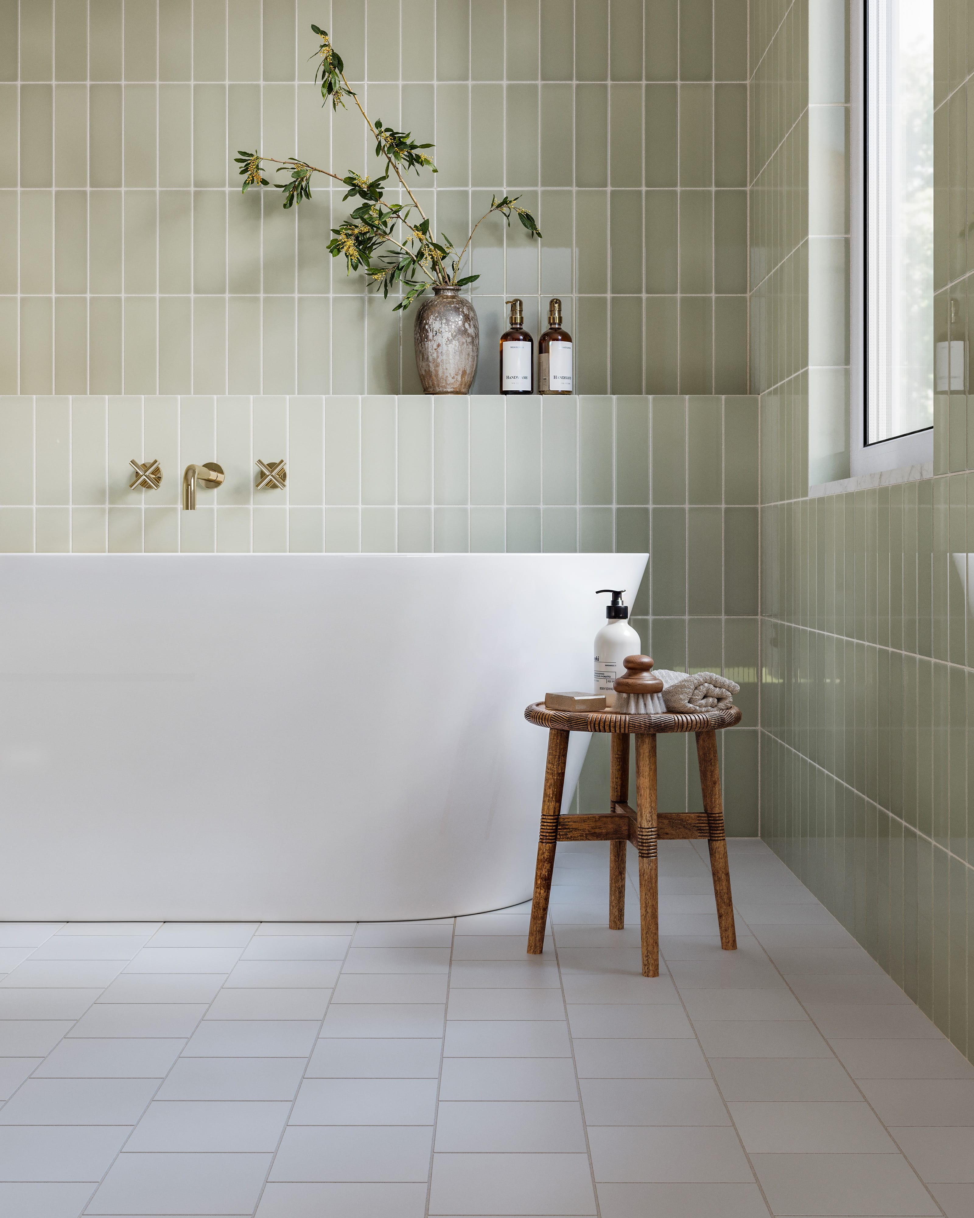 Quick Ship 3x9 Natural Press Ceramic Tile in Manzanita Gloss