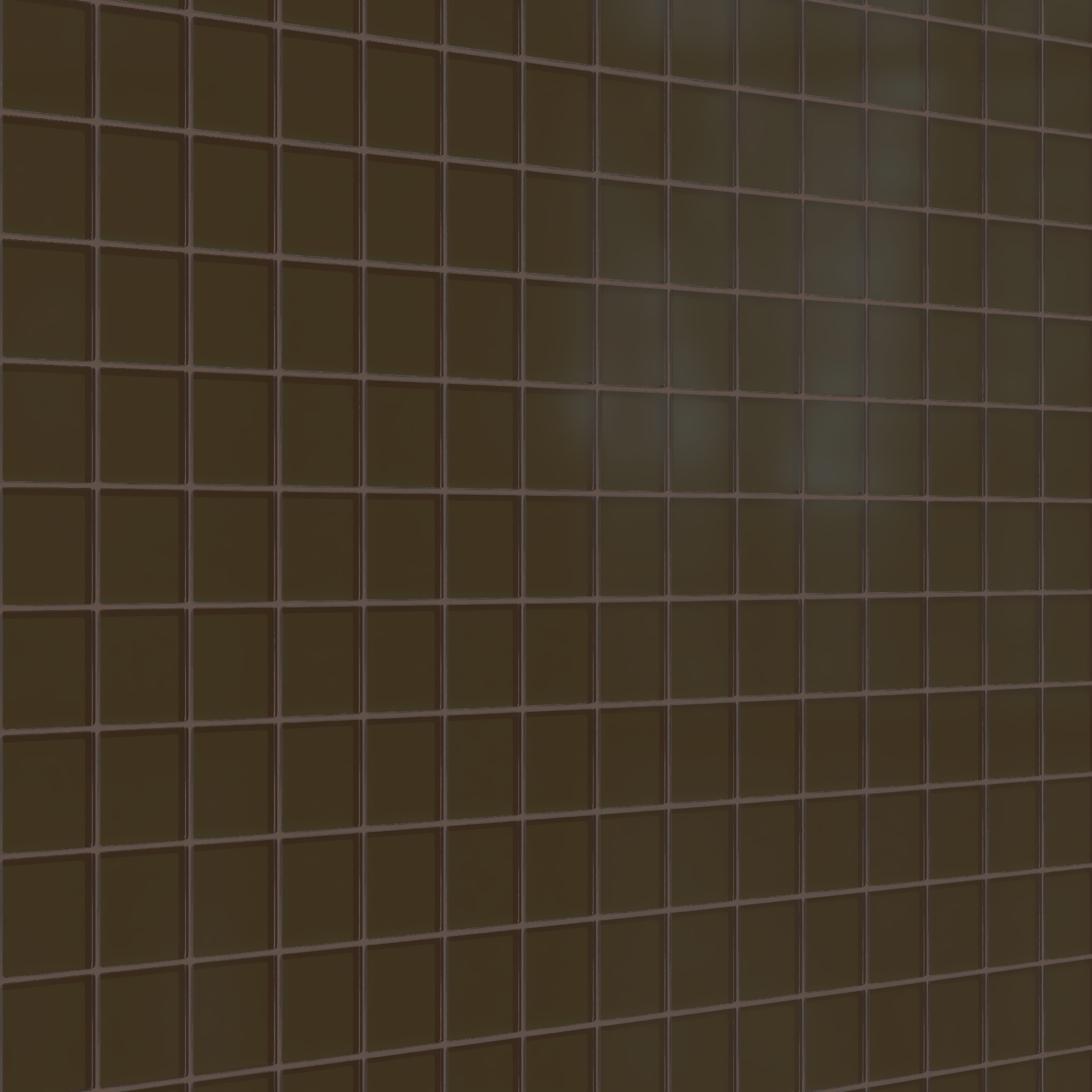 3x3 Straight Set Sheeted Glass Mosaic Tile in Osprey Matte