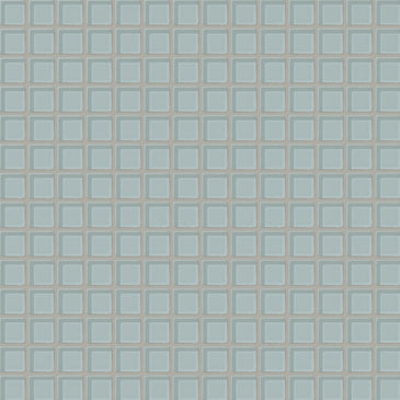 1x1 Straight Set Sheeted Glass Mosaic Tile in Great Blue Heron Gloss