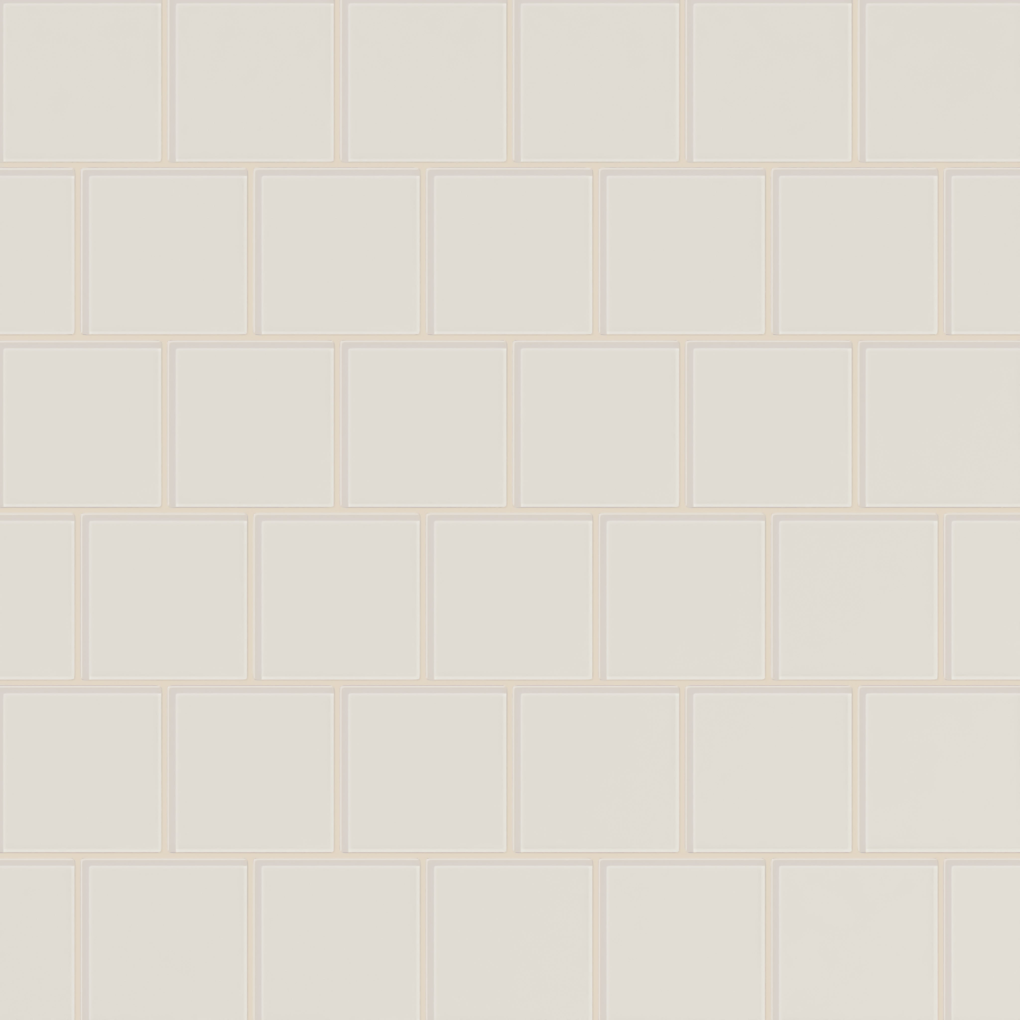 4x4 Glass Tile in Dove Gloss