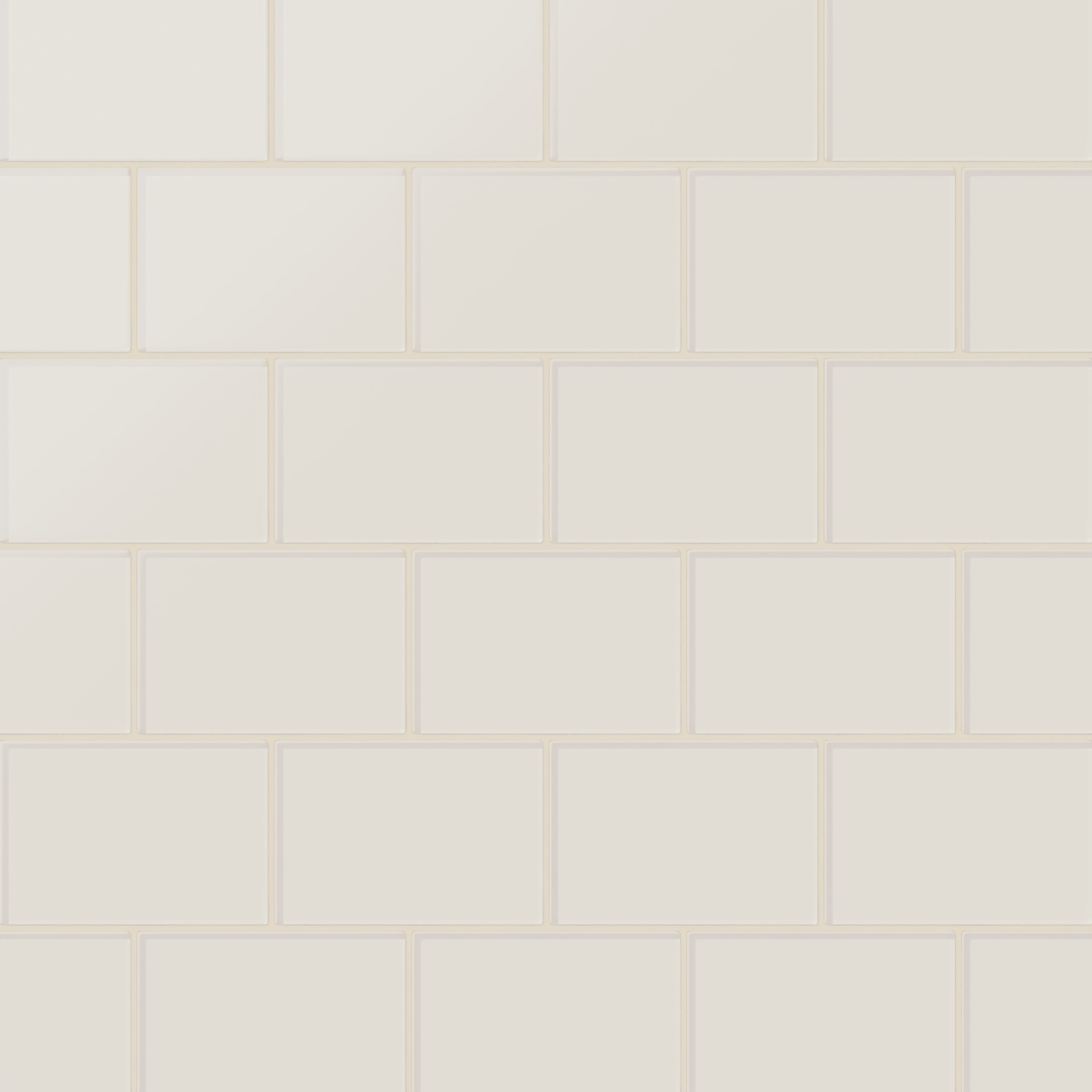 4x6 Glass Tile in Dove Matte
