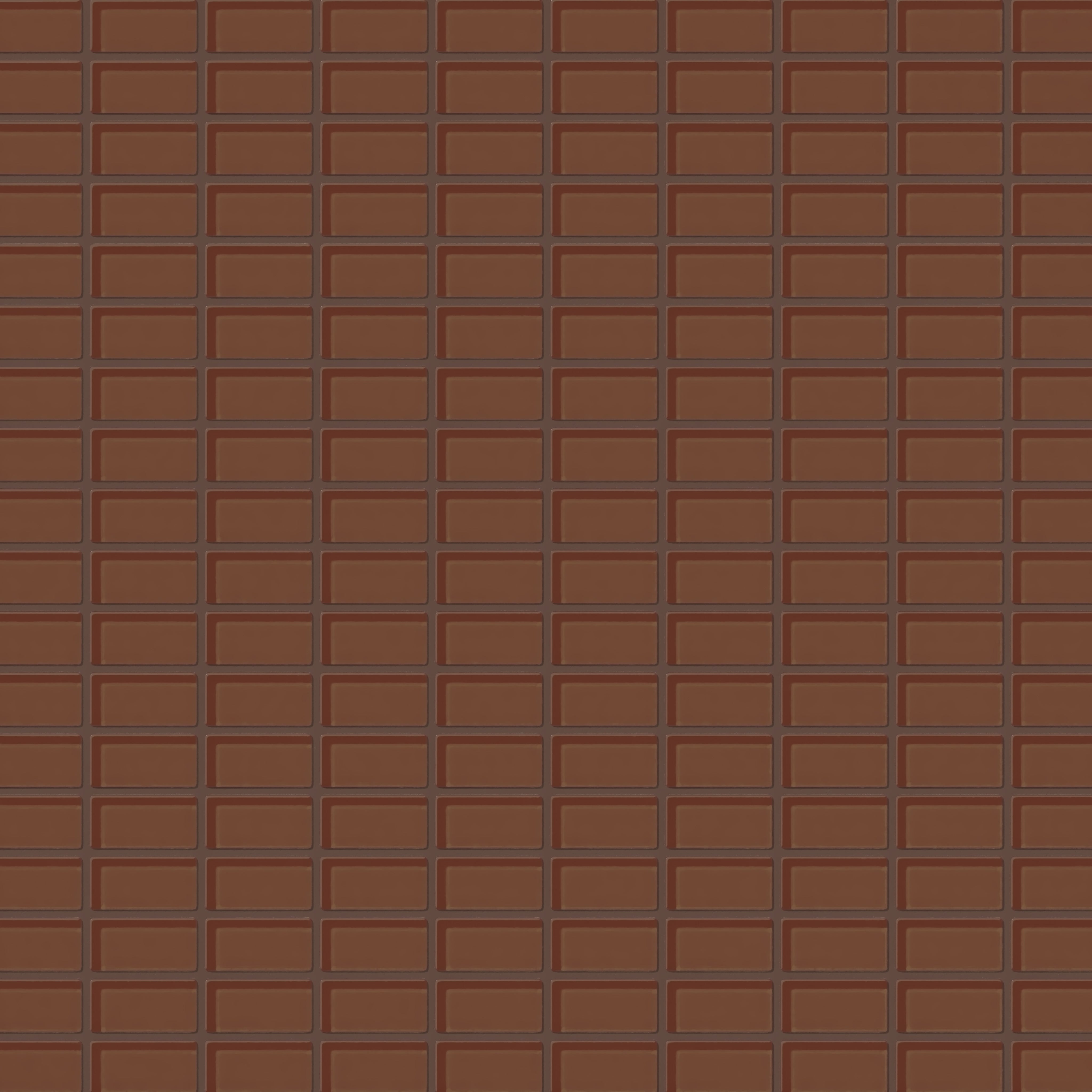 1x2 Straight Set Sheeted Glass Mosaic Tile in Kestrel Gloss