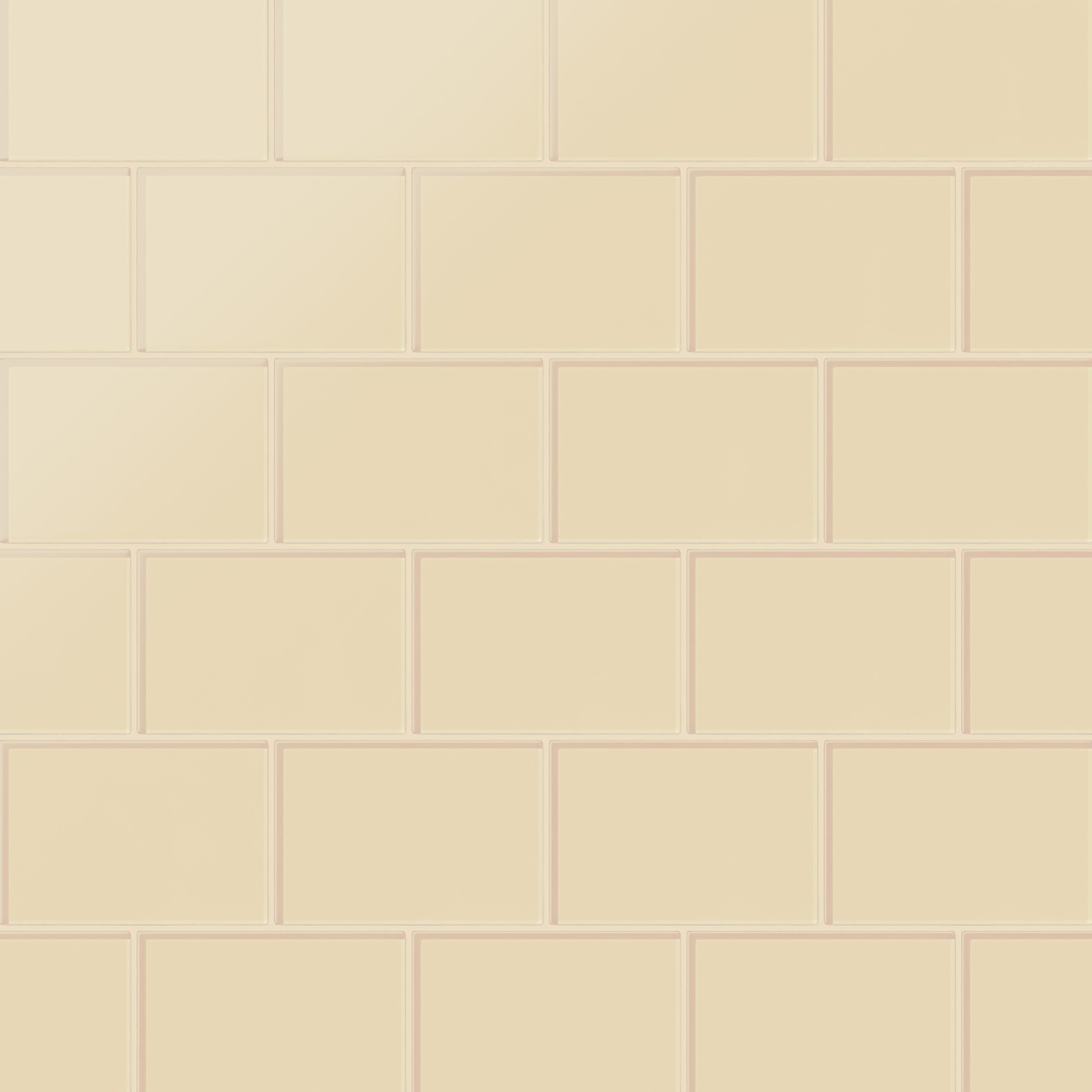 4x6 Glass Tile in Chickadee Matte