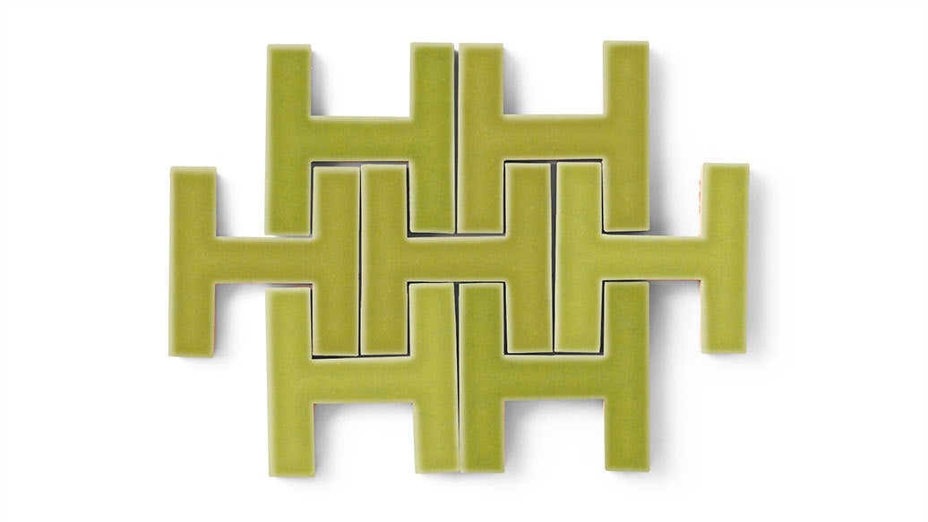 Chaine Homme Original Ceramic Tile in Palm Tree Gloss