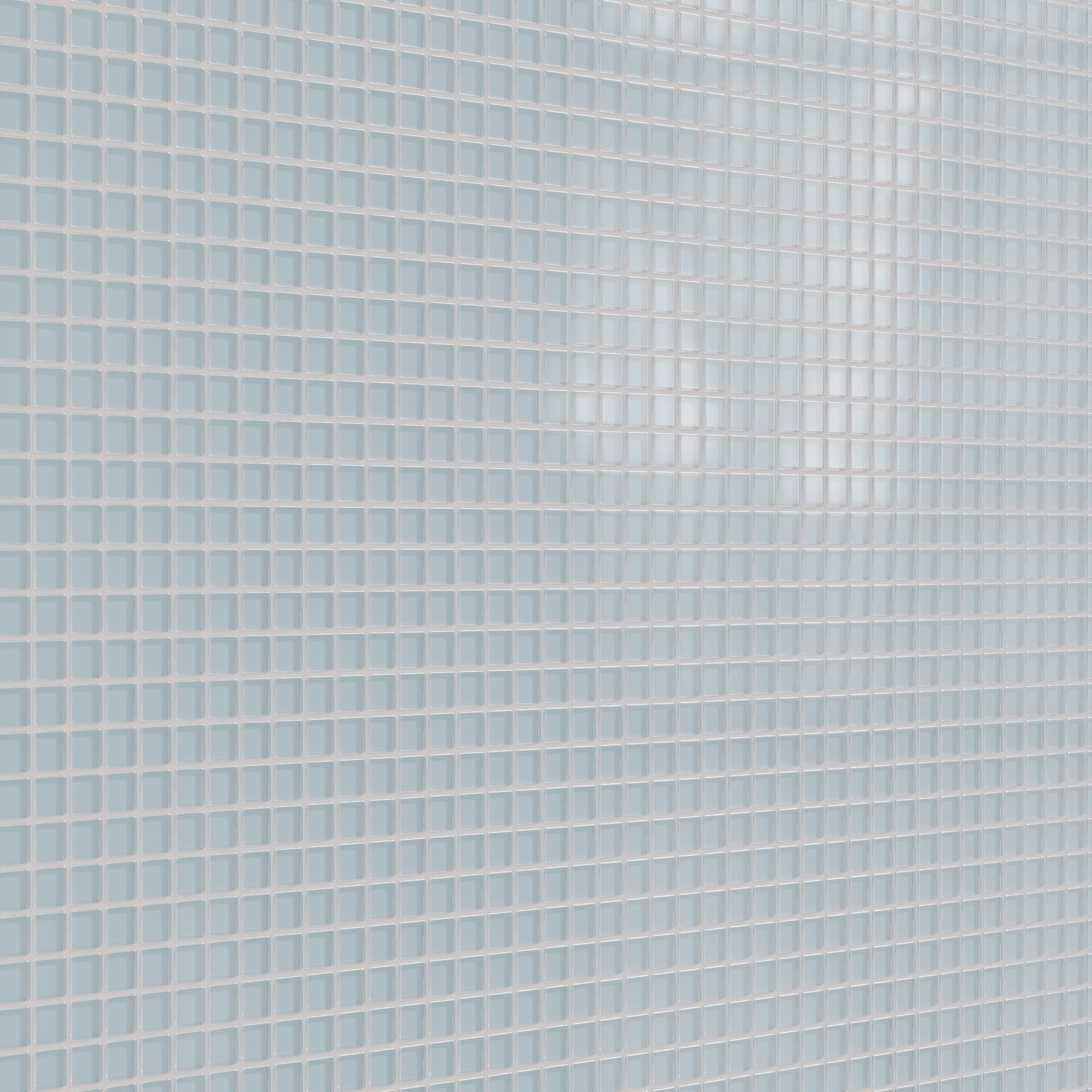1x1 Straight Set Sheeted Glass Mosaic Tile in Partridge Matte
