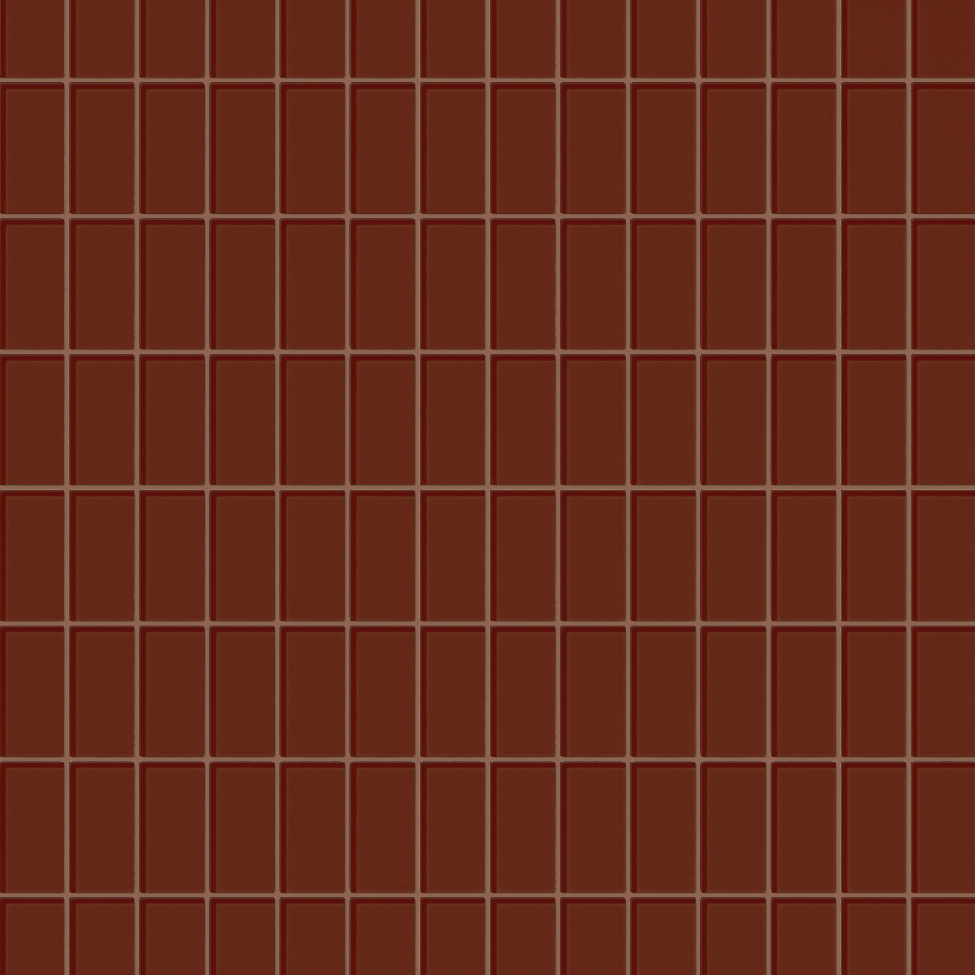 2x4 Straight Set Sheeted Glass Mosaic Tile in Pheasant Gloss