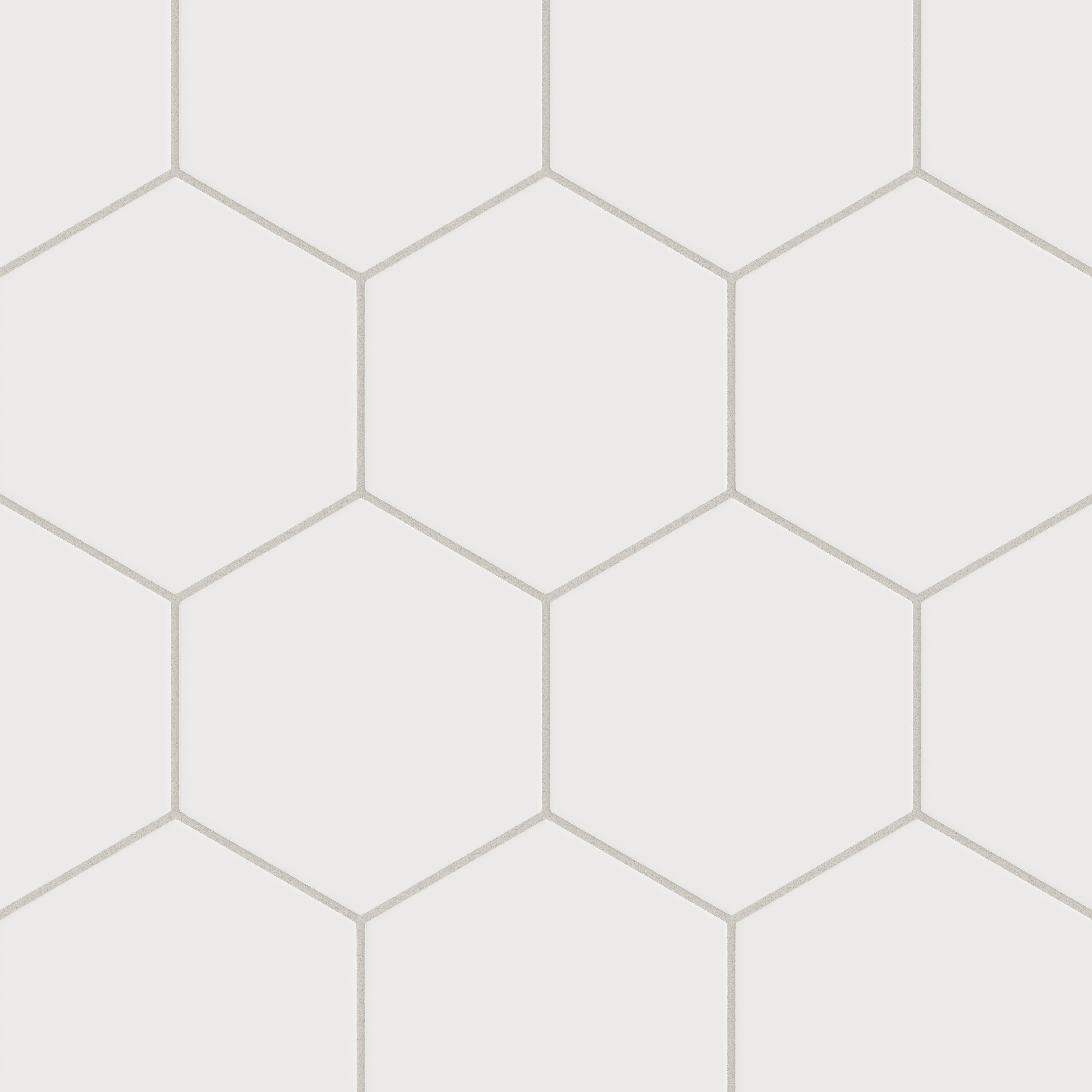 8" Hexagon Original Ceramic Tile in Calcite Matte