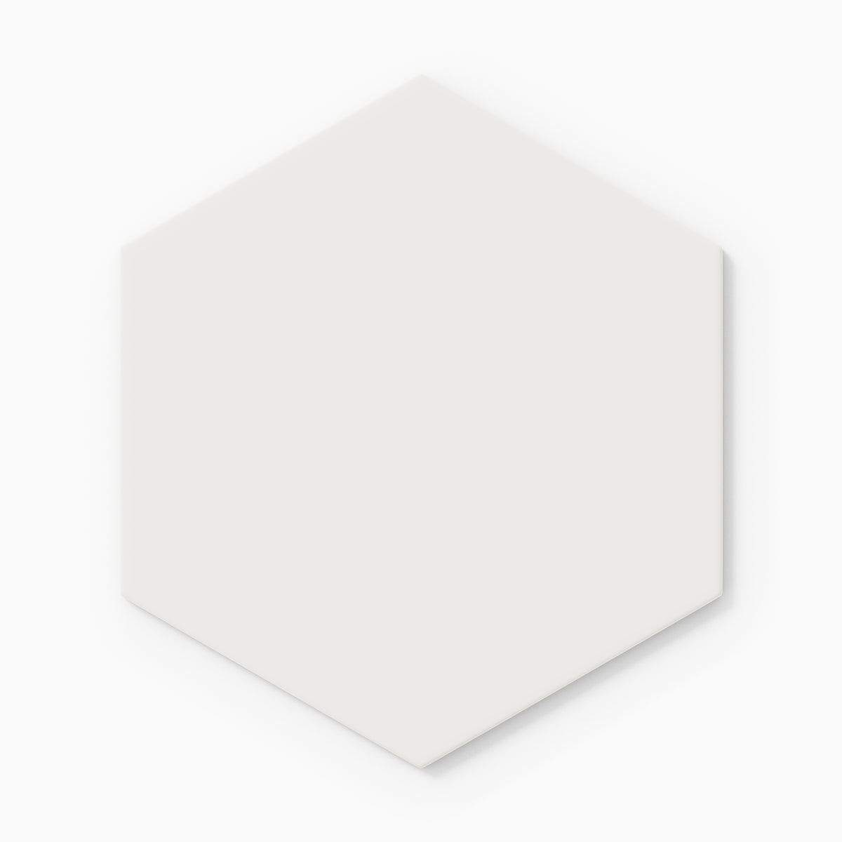 8" Hexagon Original Ceramic Tile in Calcite Matte