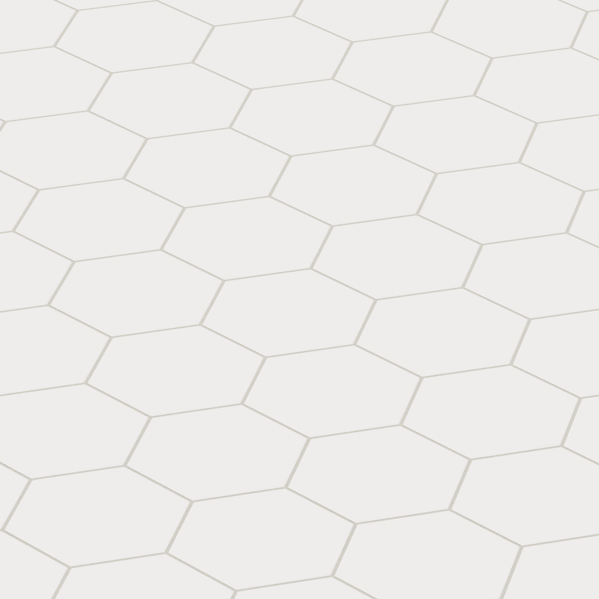 8" Hexagon Original Ceramic Tile in Calcite Matte