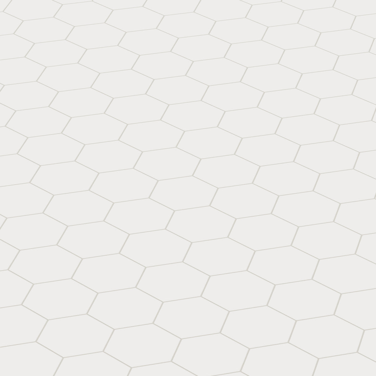 8" Hexagon Original Ceramic Tile in Calcite Matte