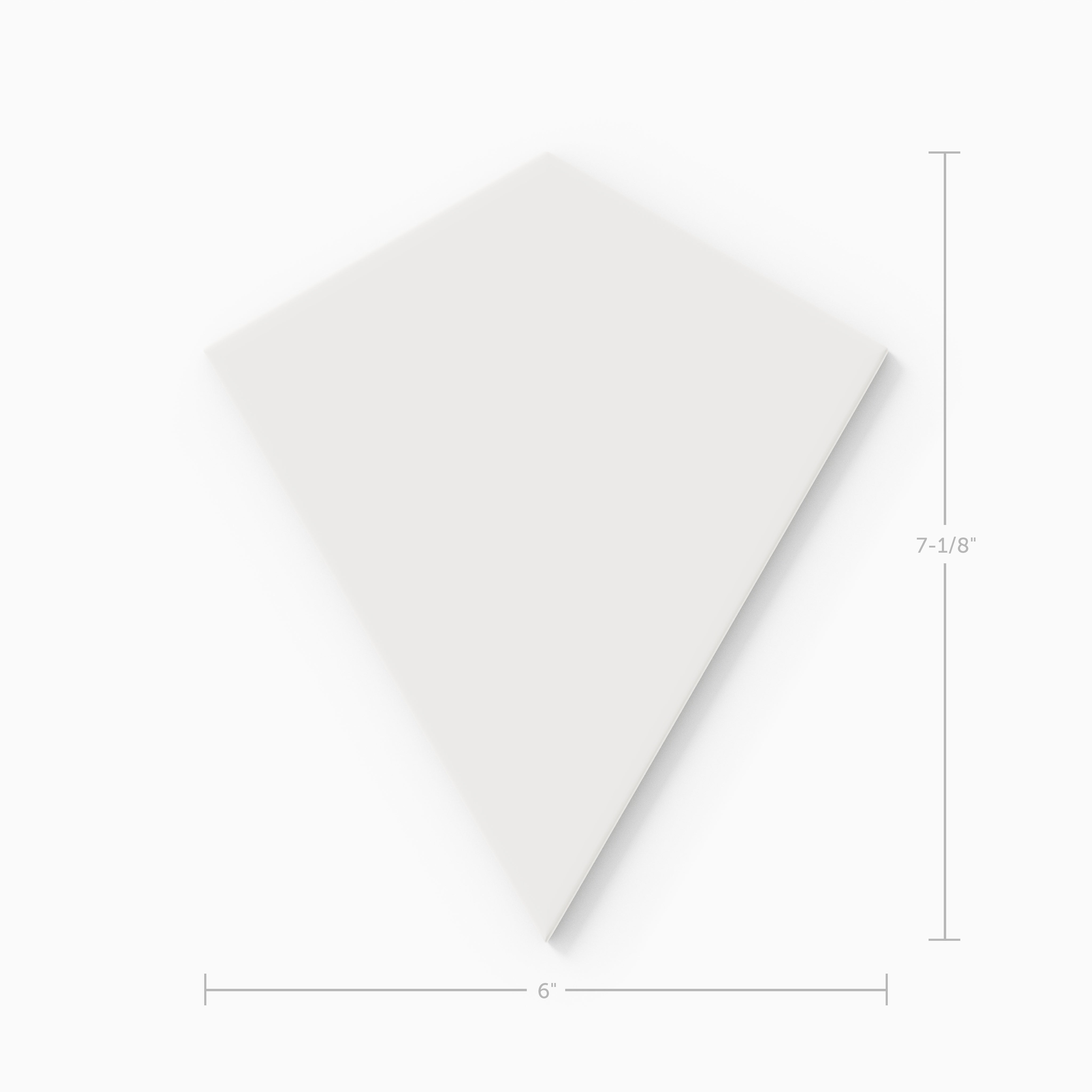 Hexite Original Ceramic Tile in Calcite Matte