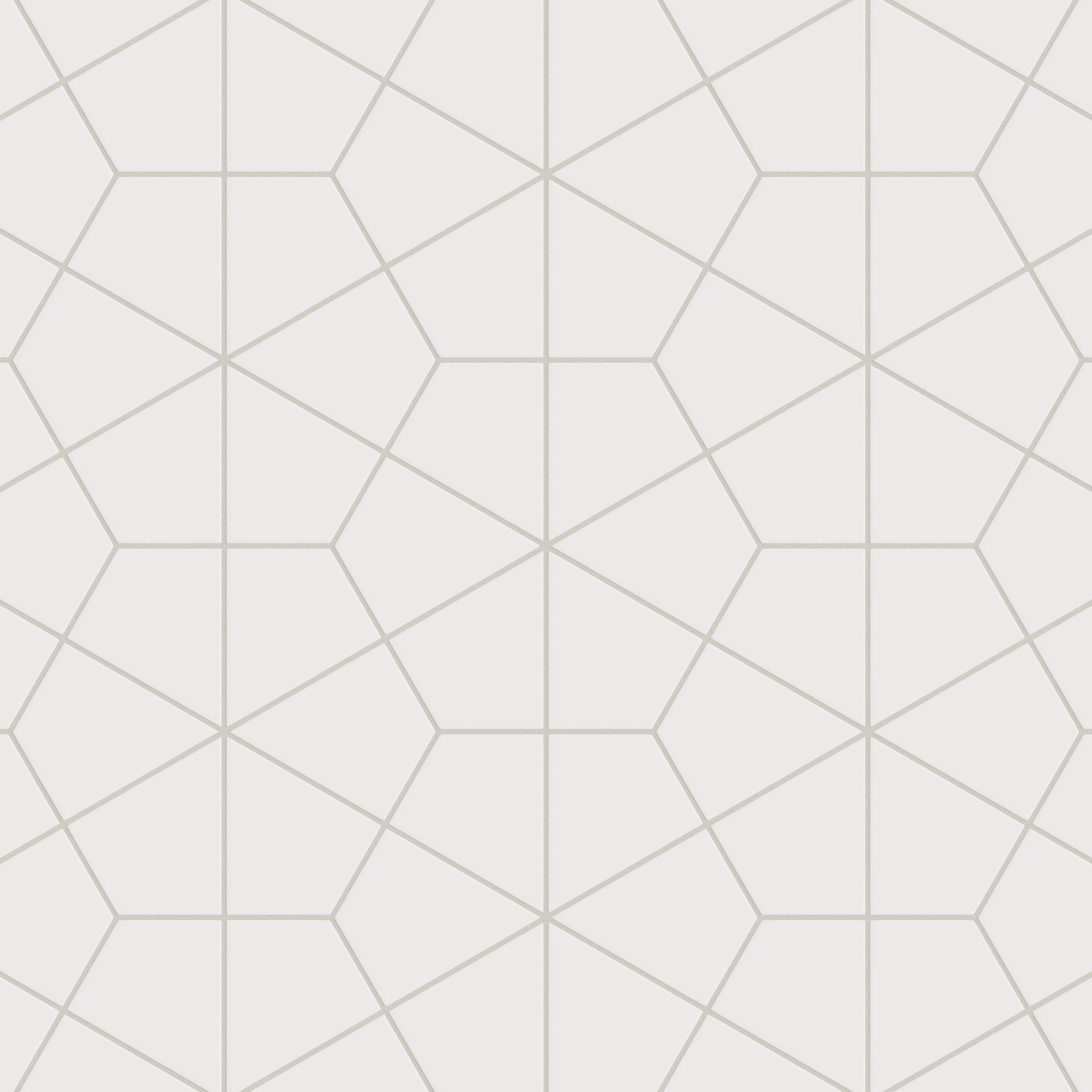 Hexite Original Ceramic Tile in Calcite Matte
