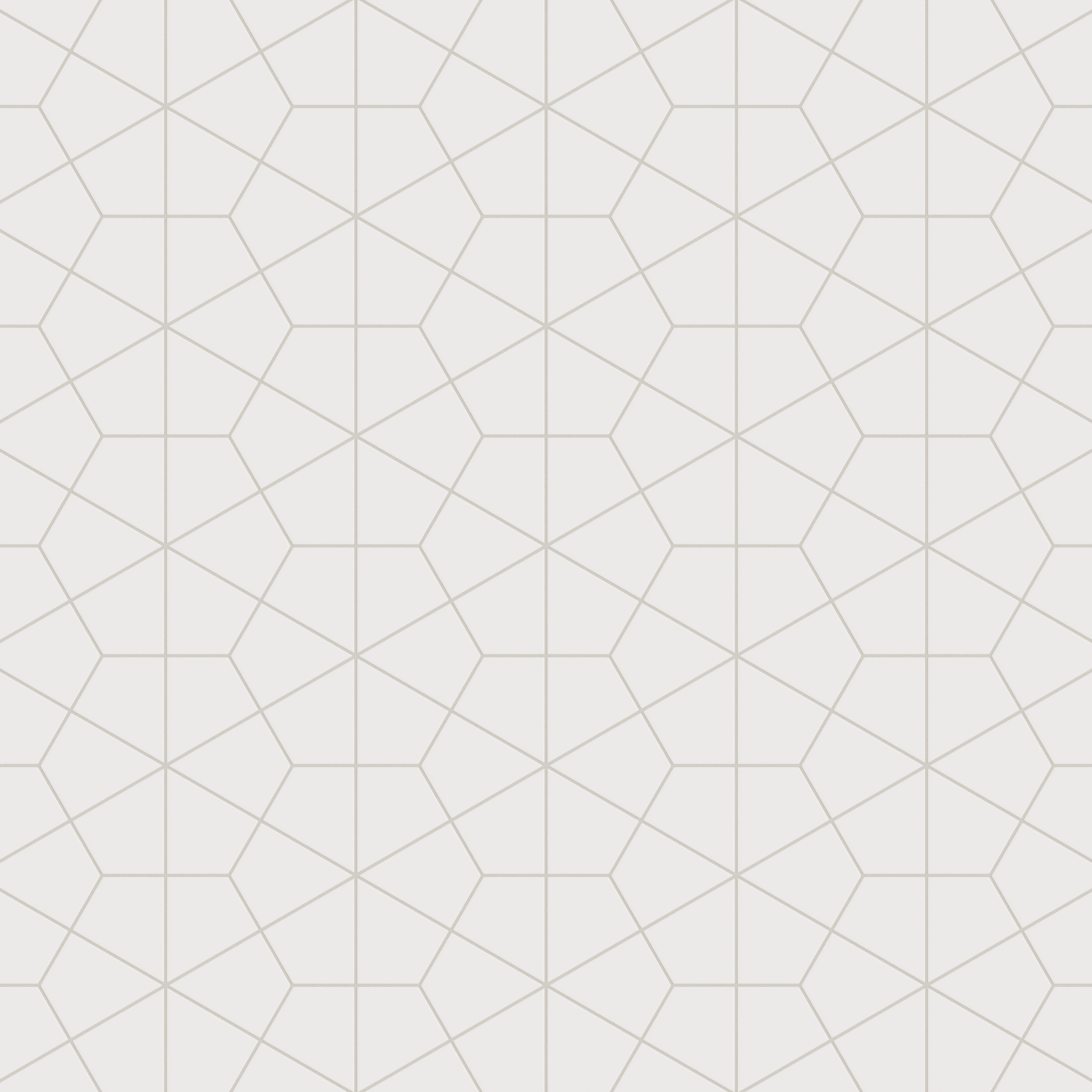 Hexite Original Ceramic Tile in Calcite Matte