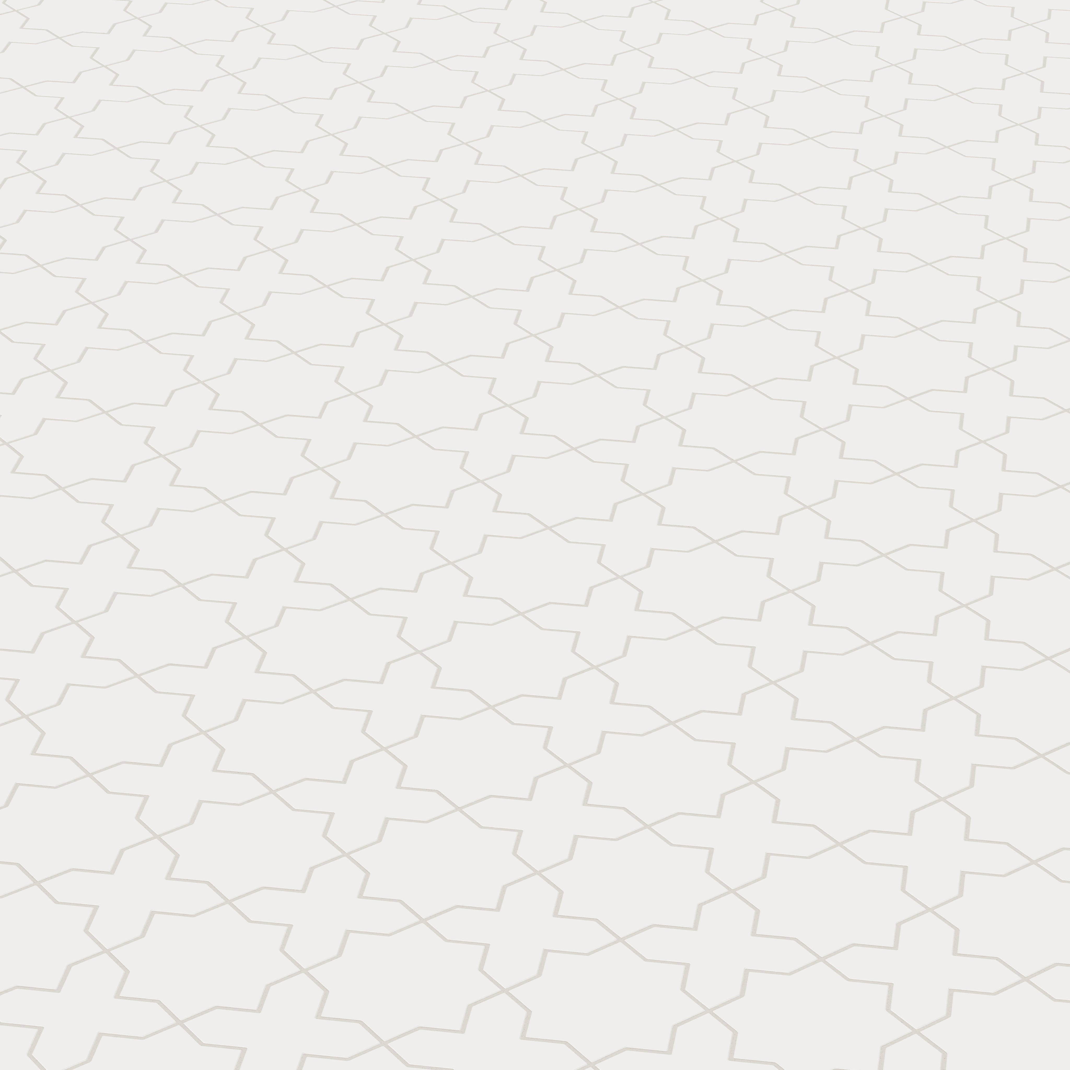 Star & Cross Original Ceramic Tile in Calcite Matte