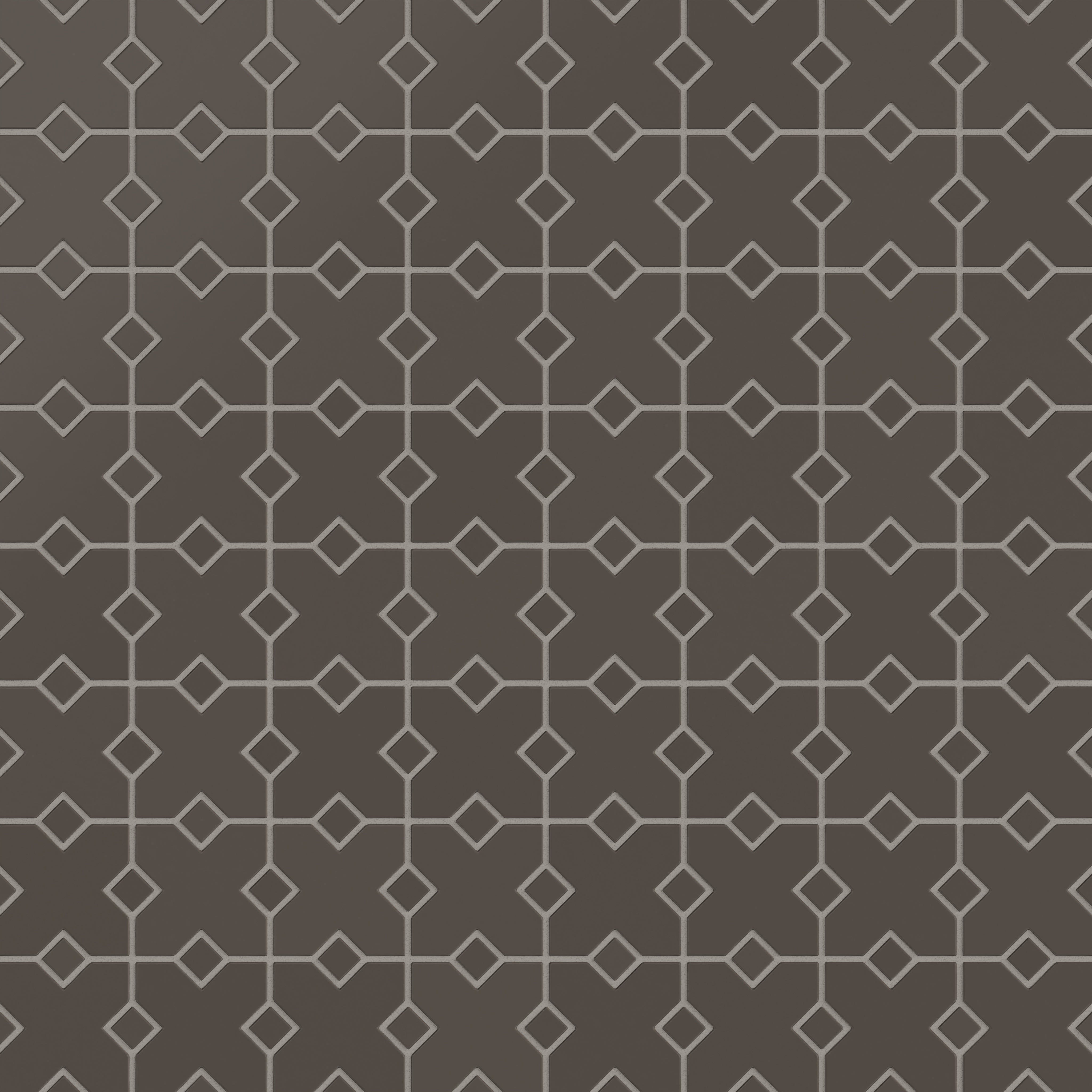 Hacienda Sheeted Original Ceramic Tile in Carbon Matte
