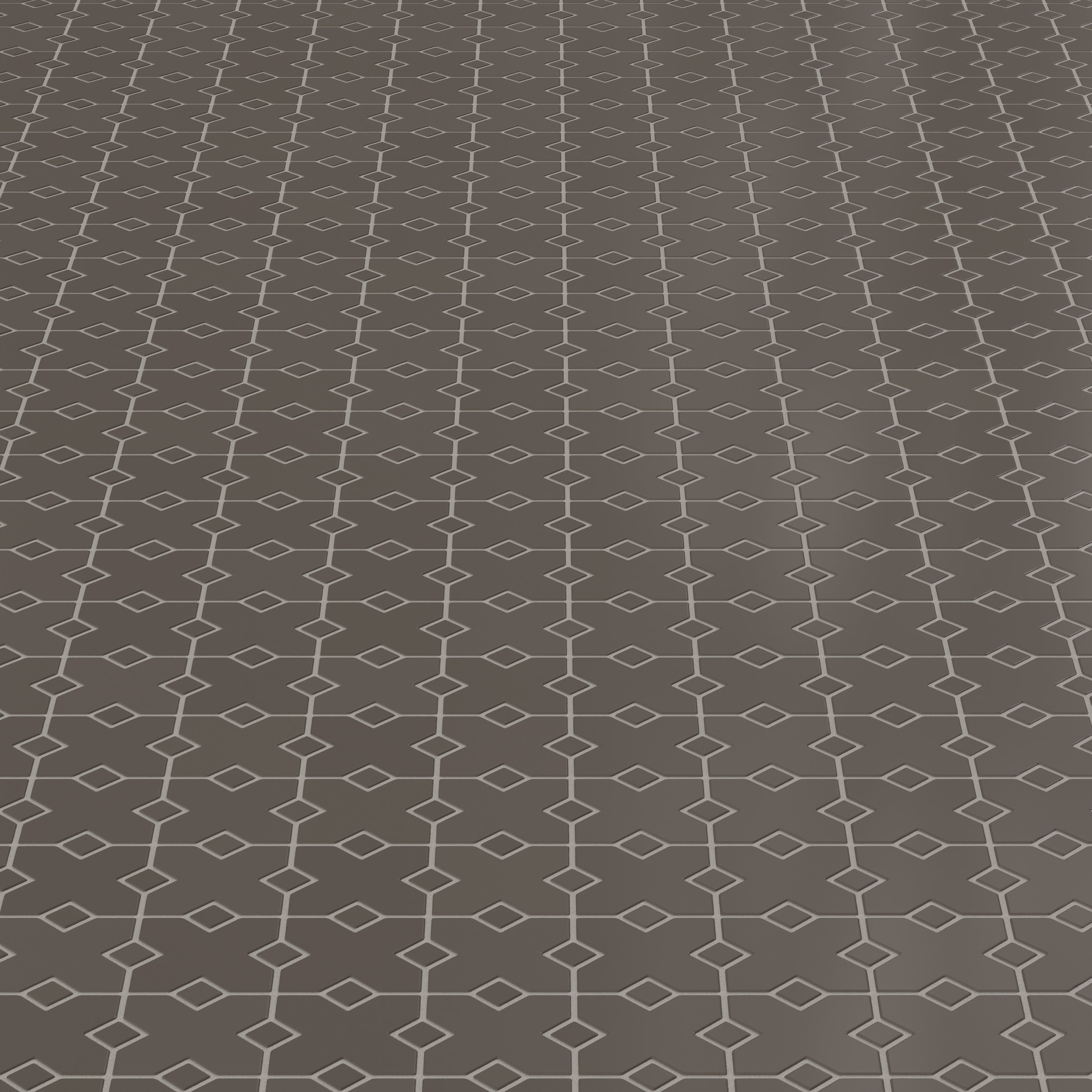 Hacienda Sheeted Original Ceramic Tile in Carbon Matte