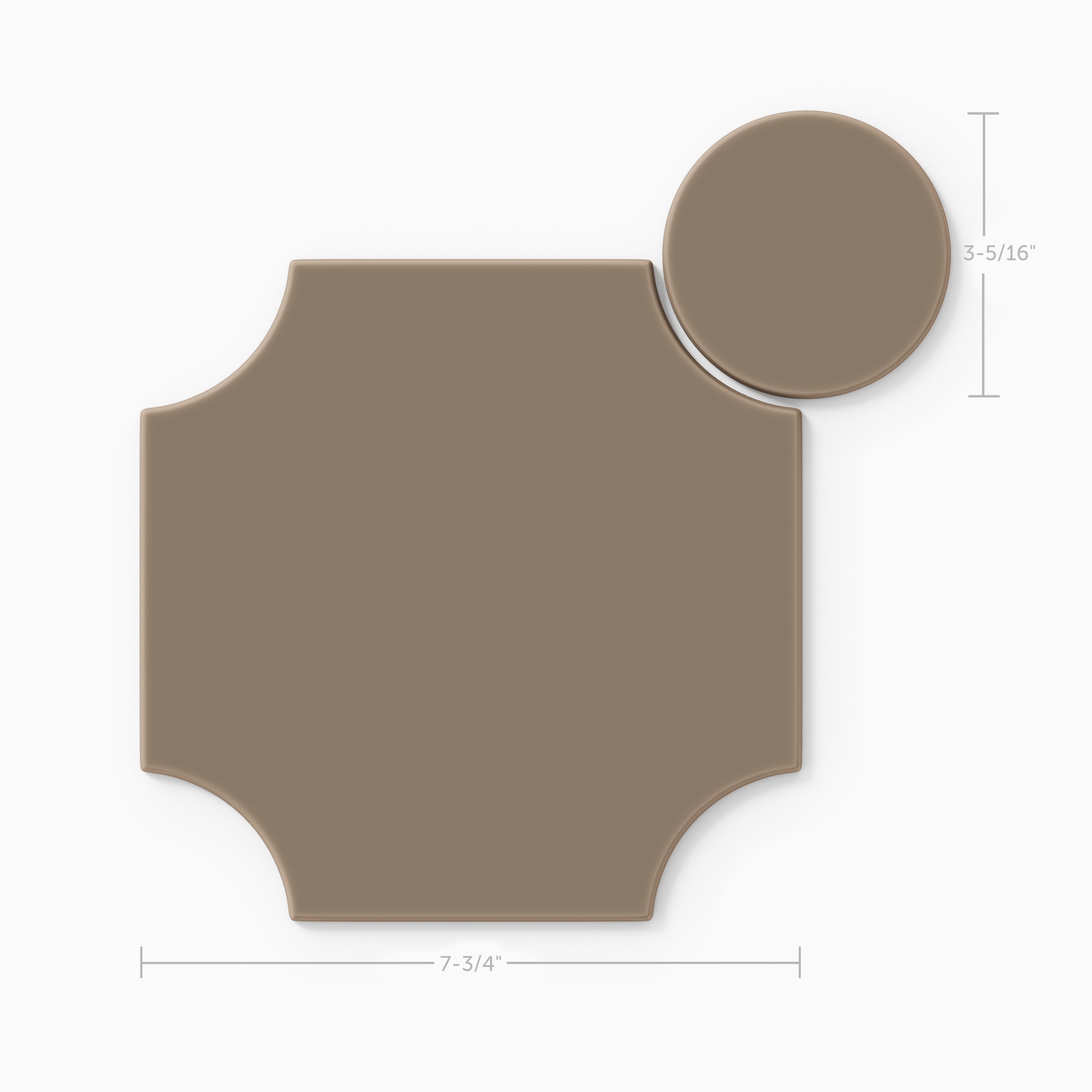 Portico Original Ceramic Tile in Cardamom Matte