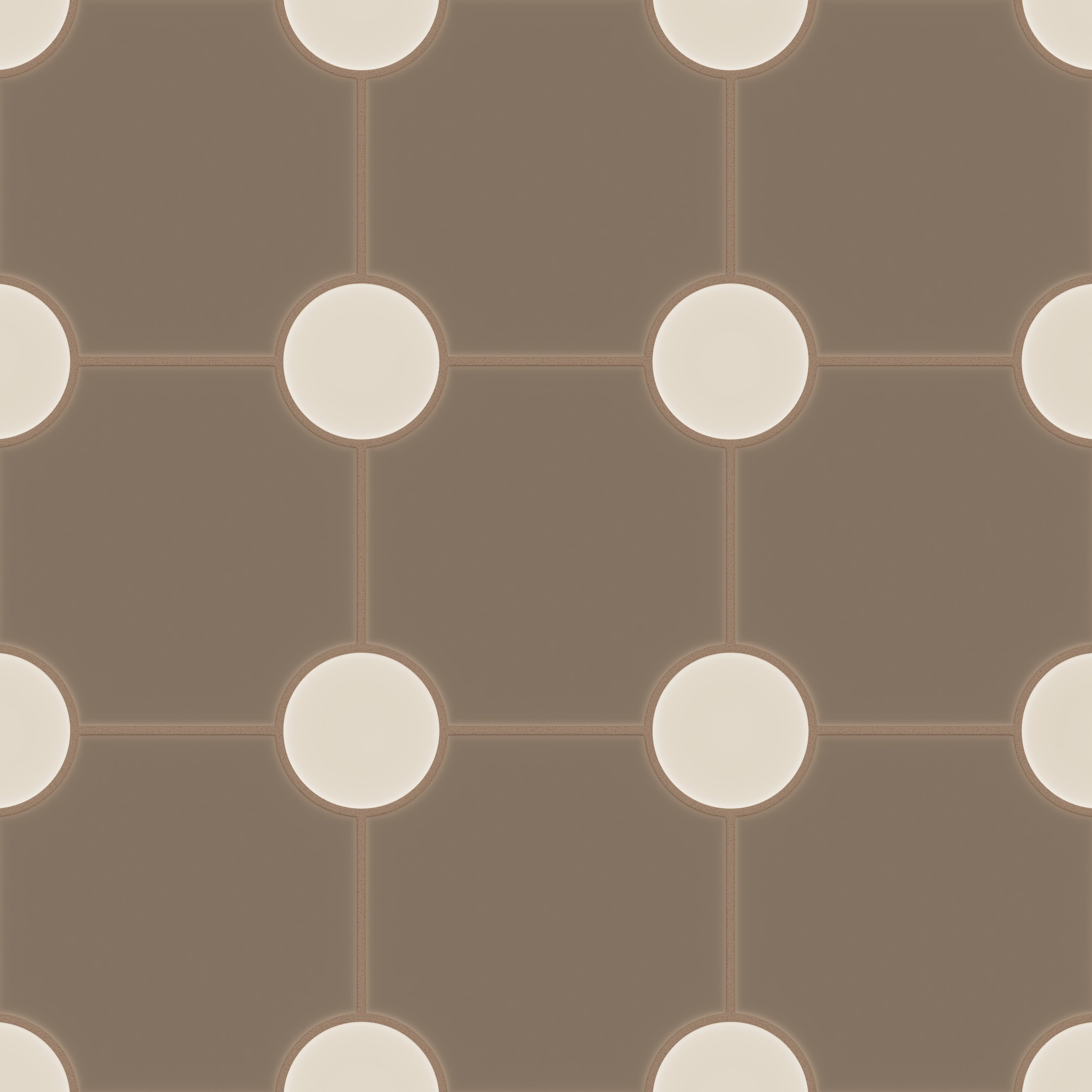 Portico Original Ceramic Tile in Cardamom Matte & Sand Dune Matte
