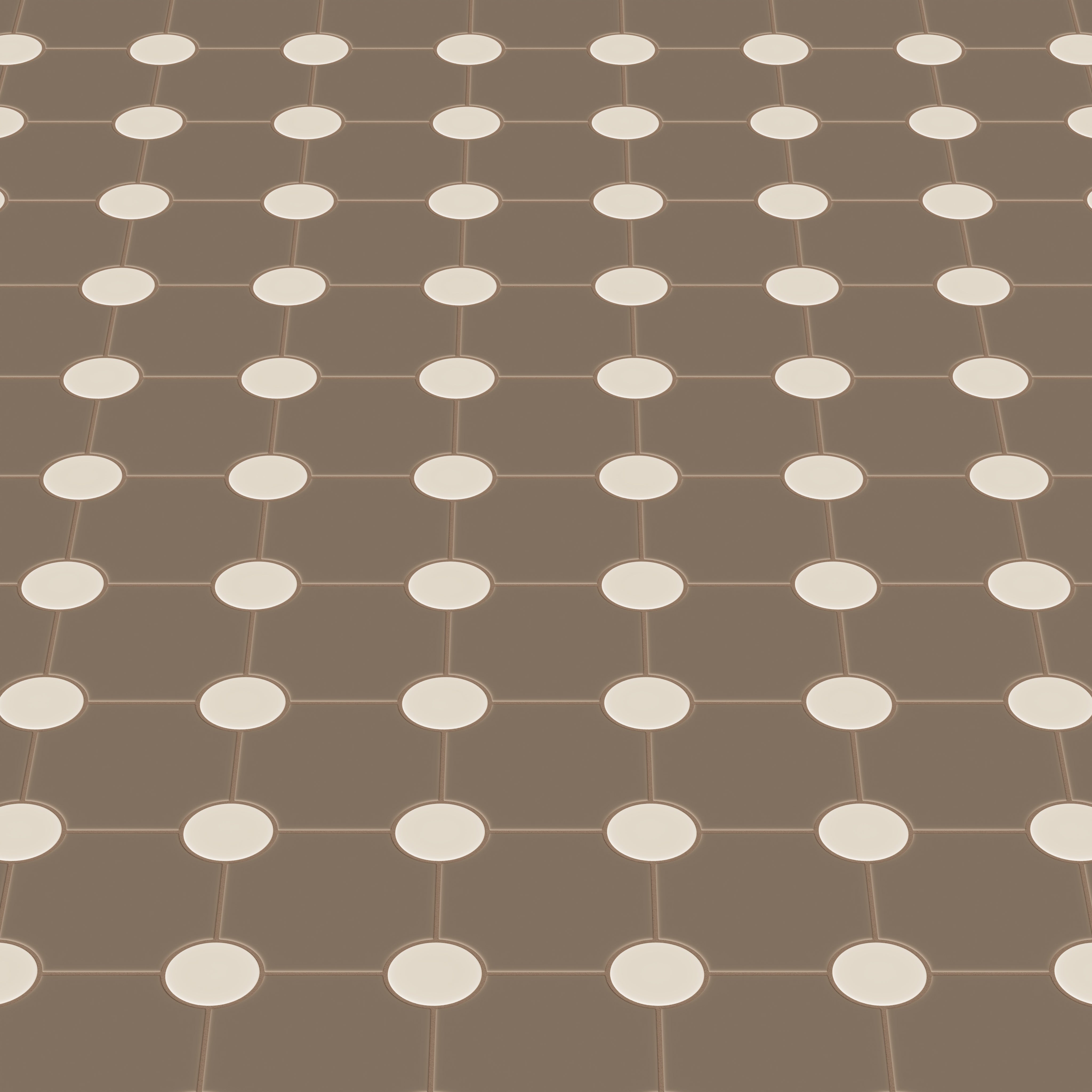 Portico Original Ceramic Tile in Cardamom Matte & Sand Dune Matte
