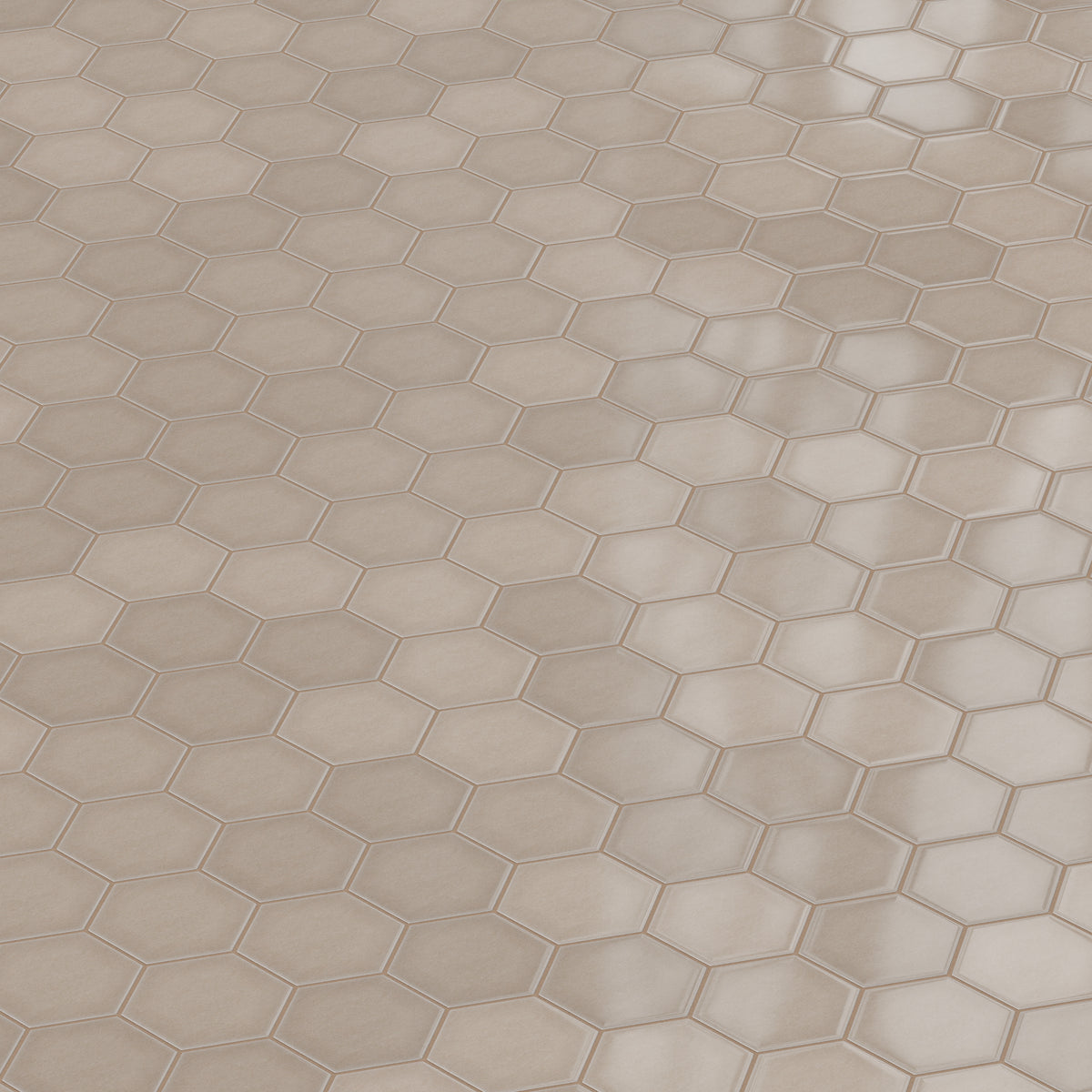 6" Hexagon Original Ceramic Tile in Cardamom Gloss