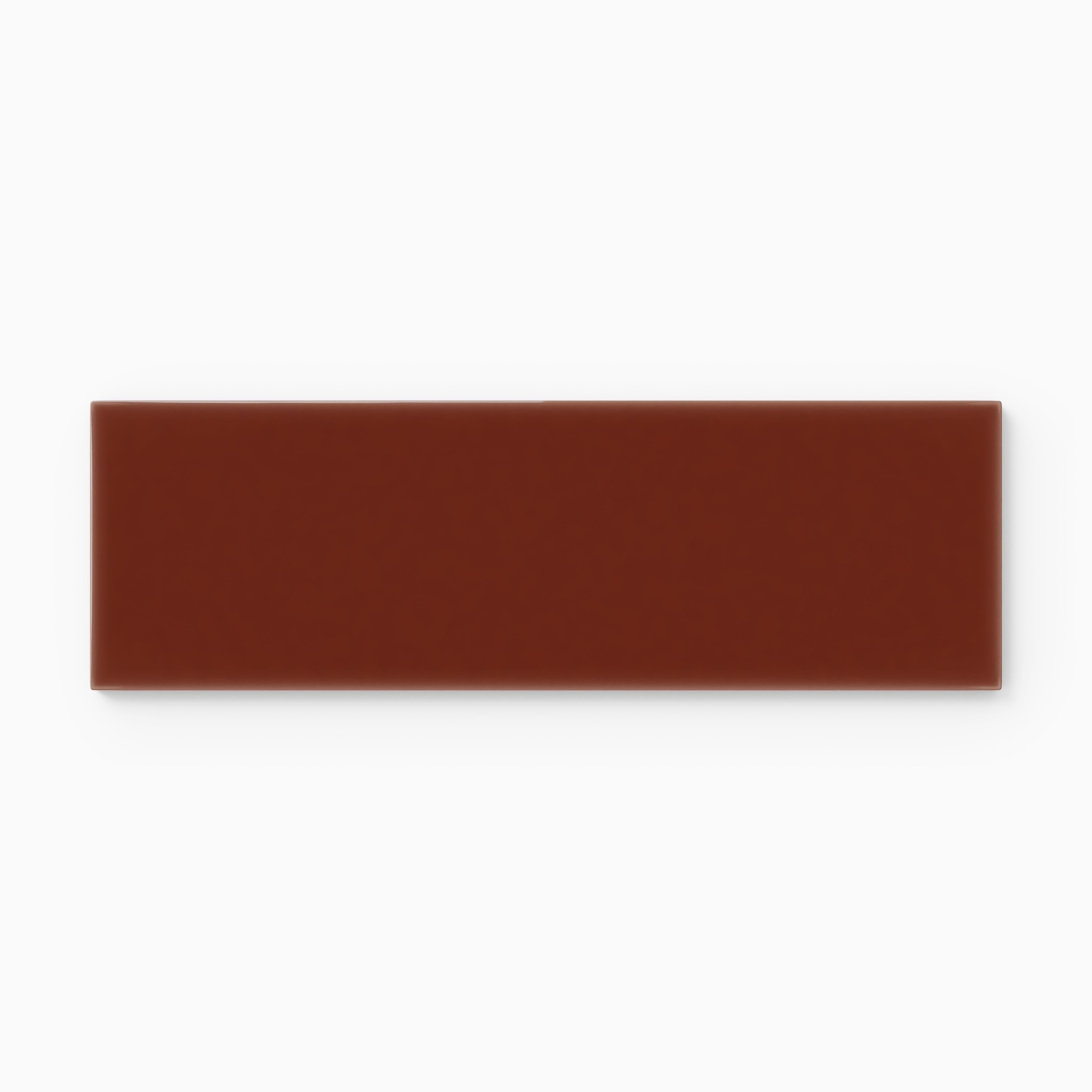3x9 Natural Press Ceramic Tile in Carmine Gloss