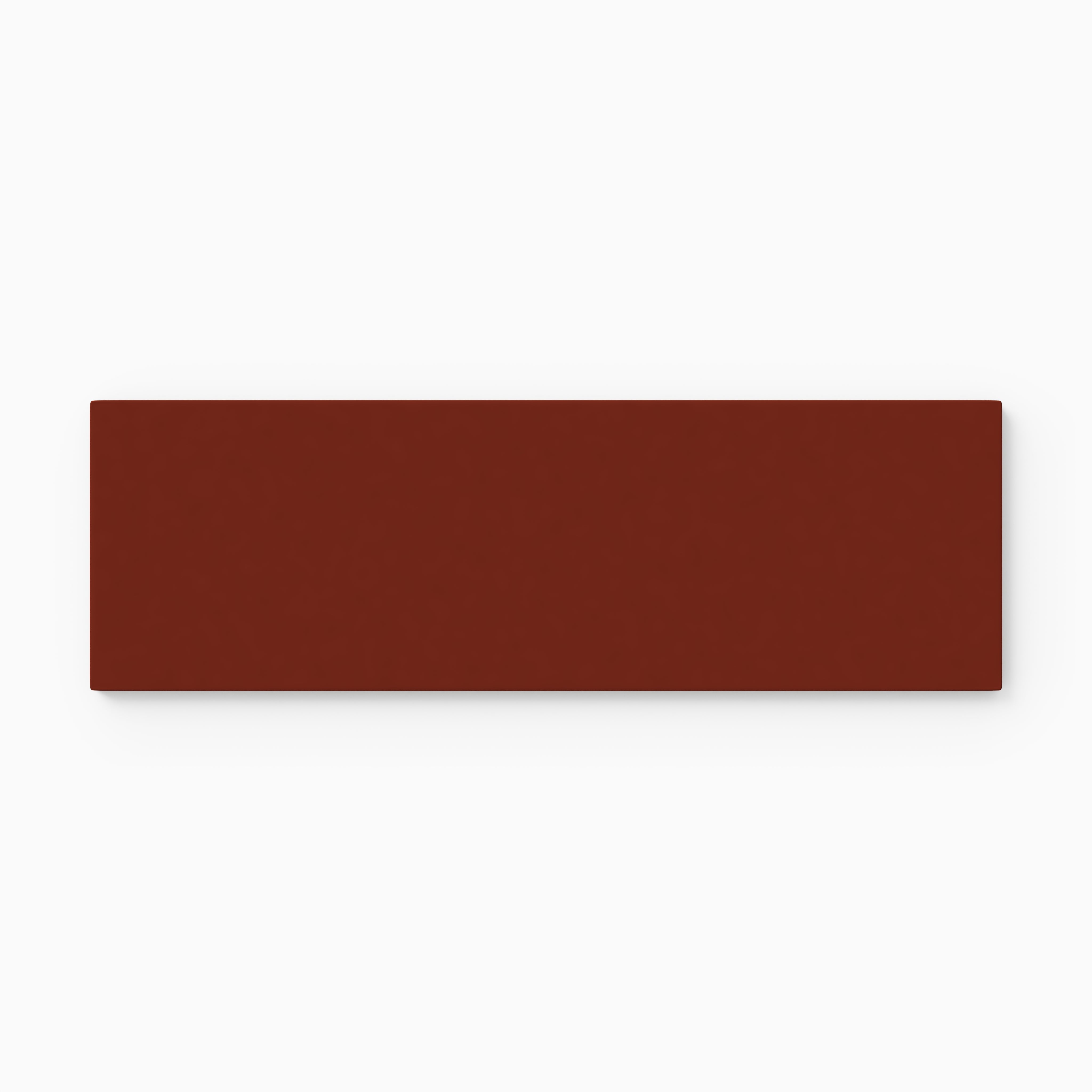 3x9 Natural Press Ceramic Tile in Carmine Matte