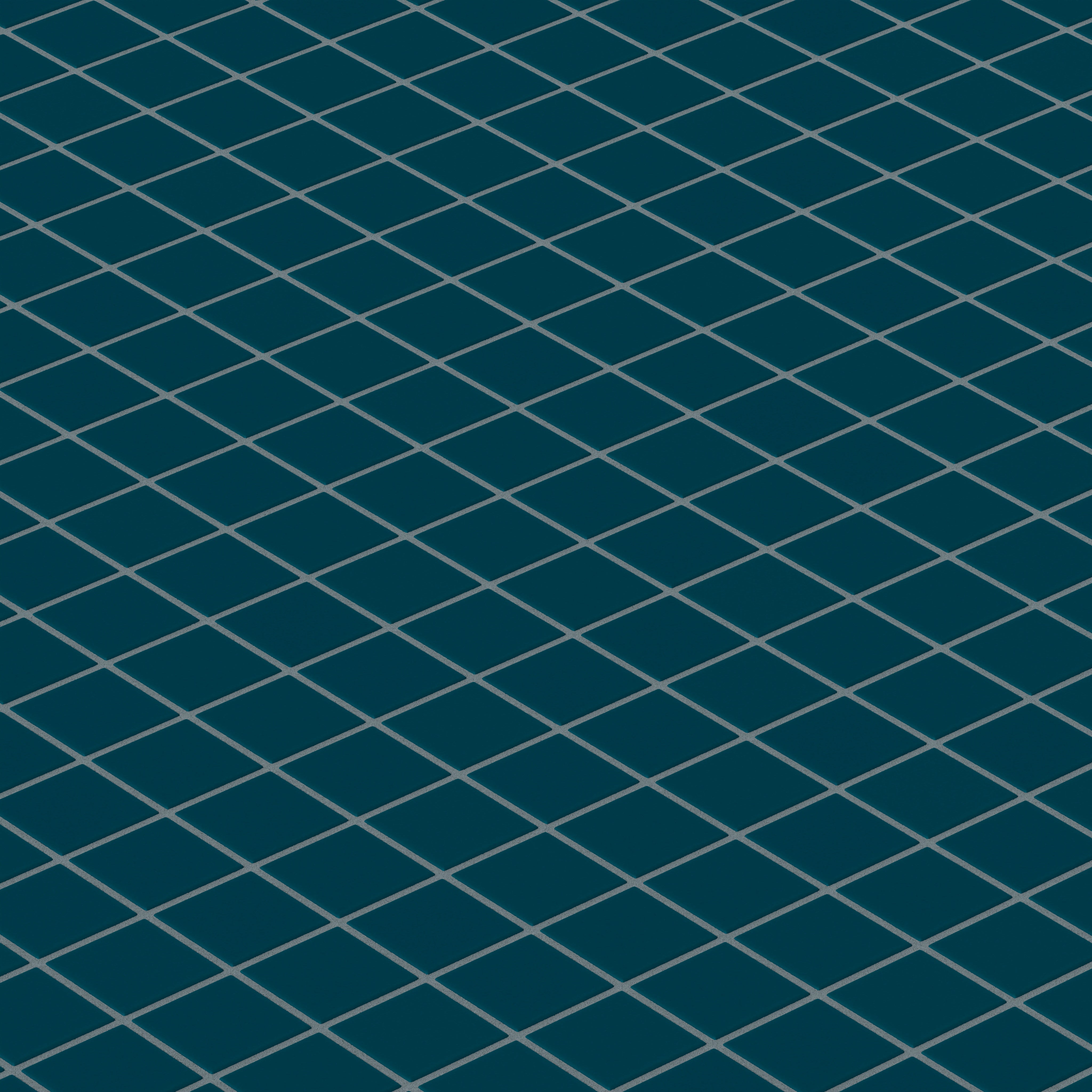 2x2 Straight Set Sheeted Original Ceramic Mosaic Tile in Caspian Sea Matte