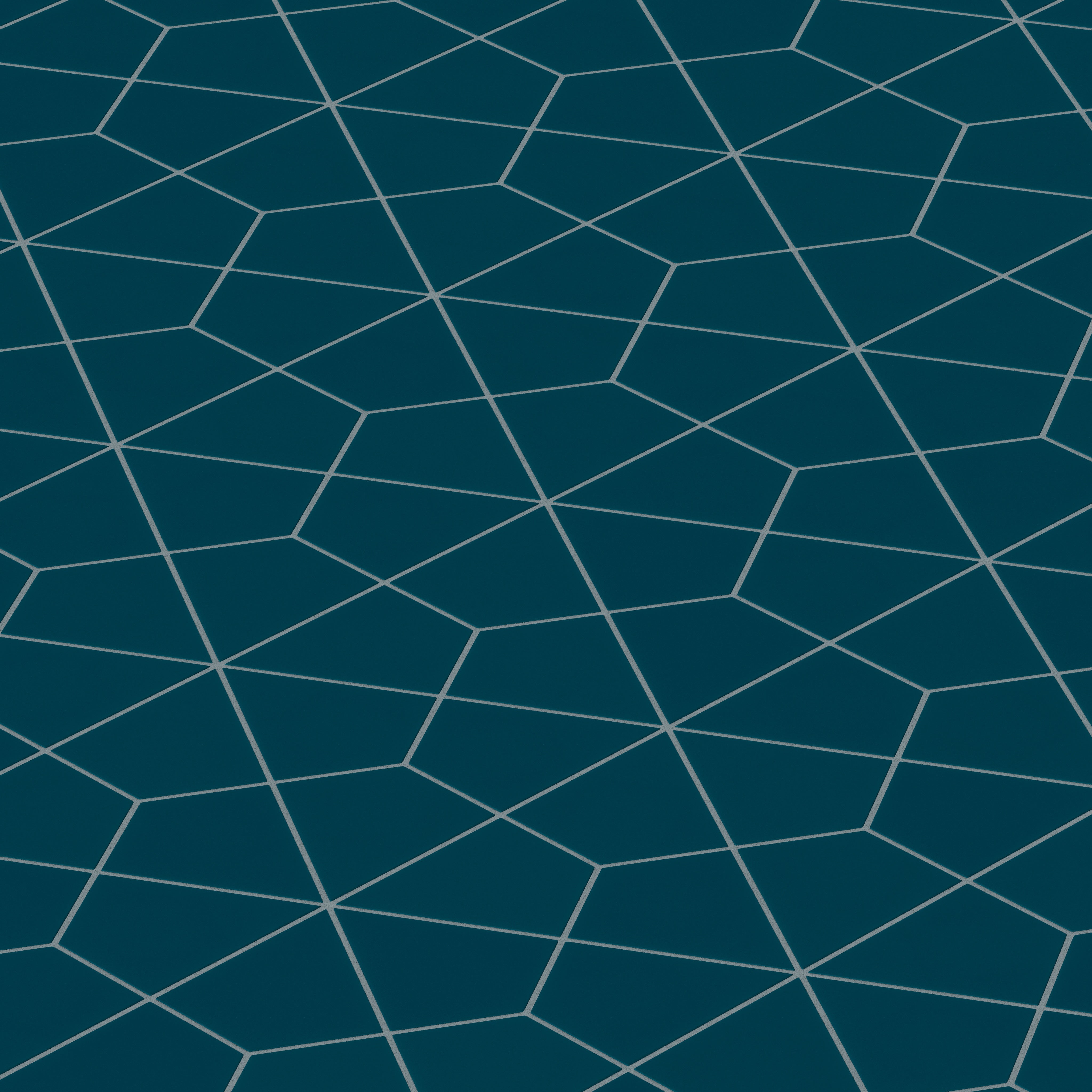 Hexite Original Ceramic Tile in Caspian Sea Matte