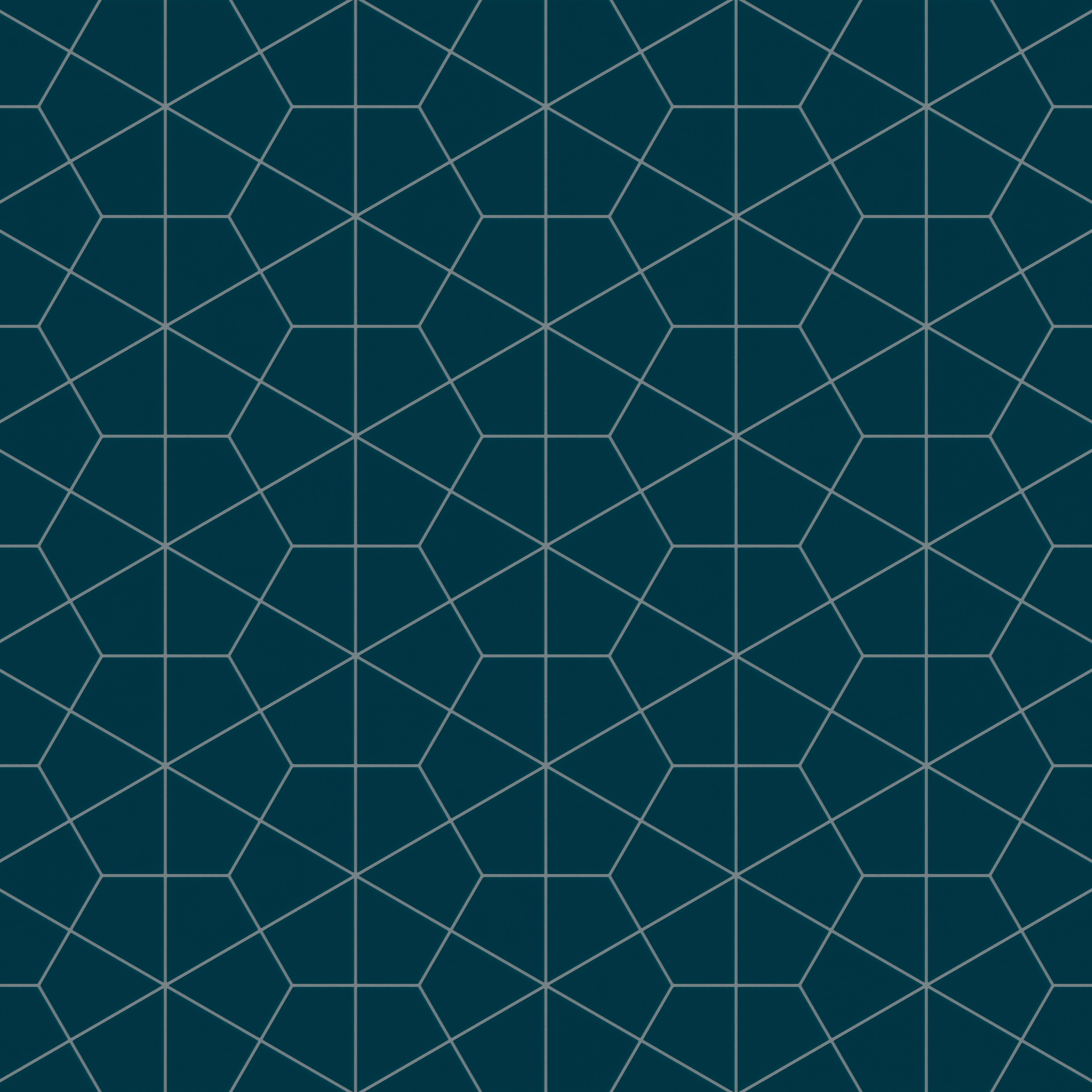 Hexite Original Ceramic Tile in Caspian Sea Matte