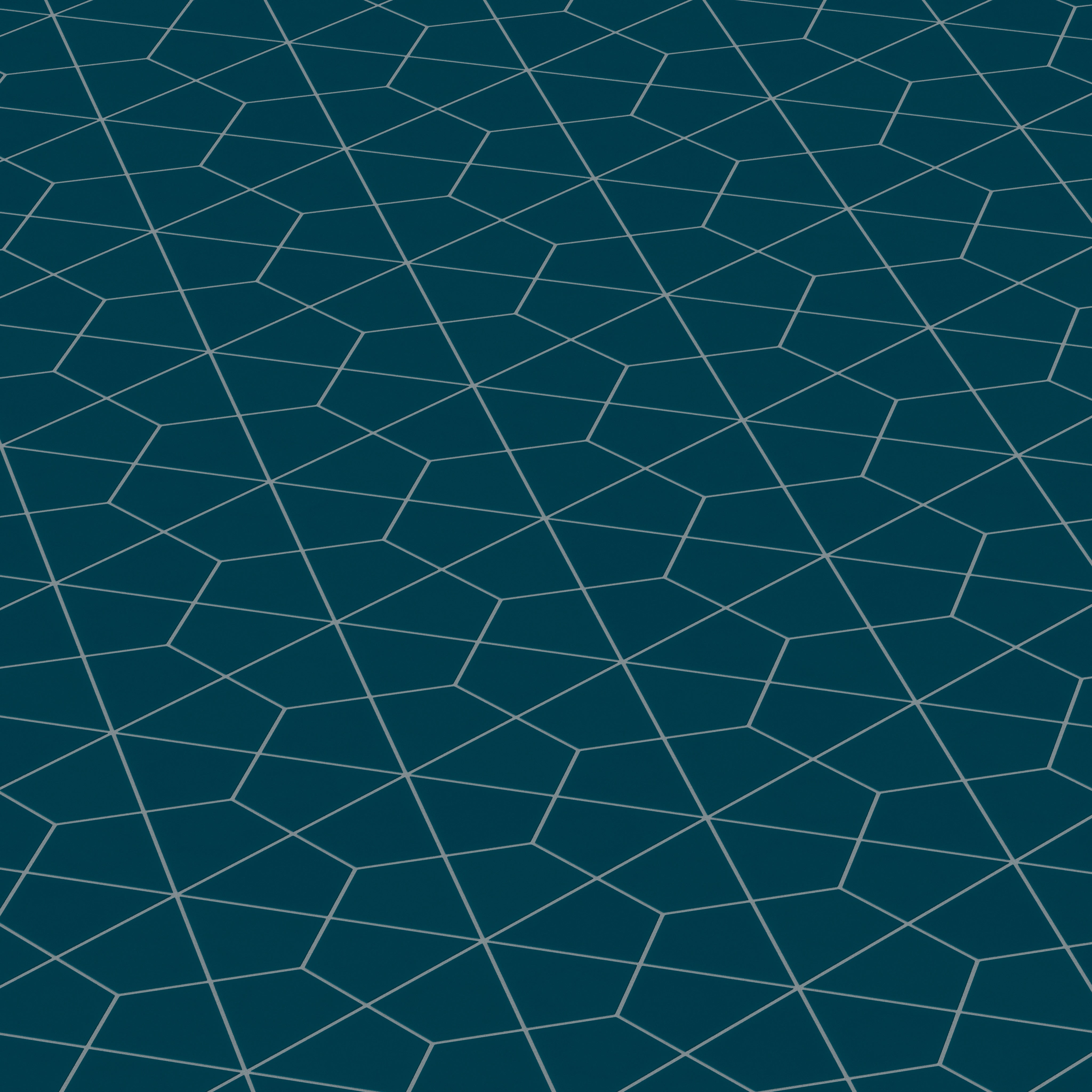 Hexite Original Ceramic Tile in Caspian Sea Matte