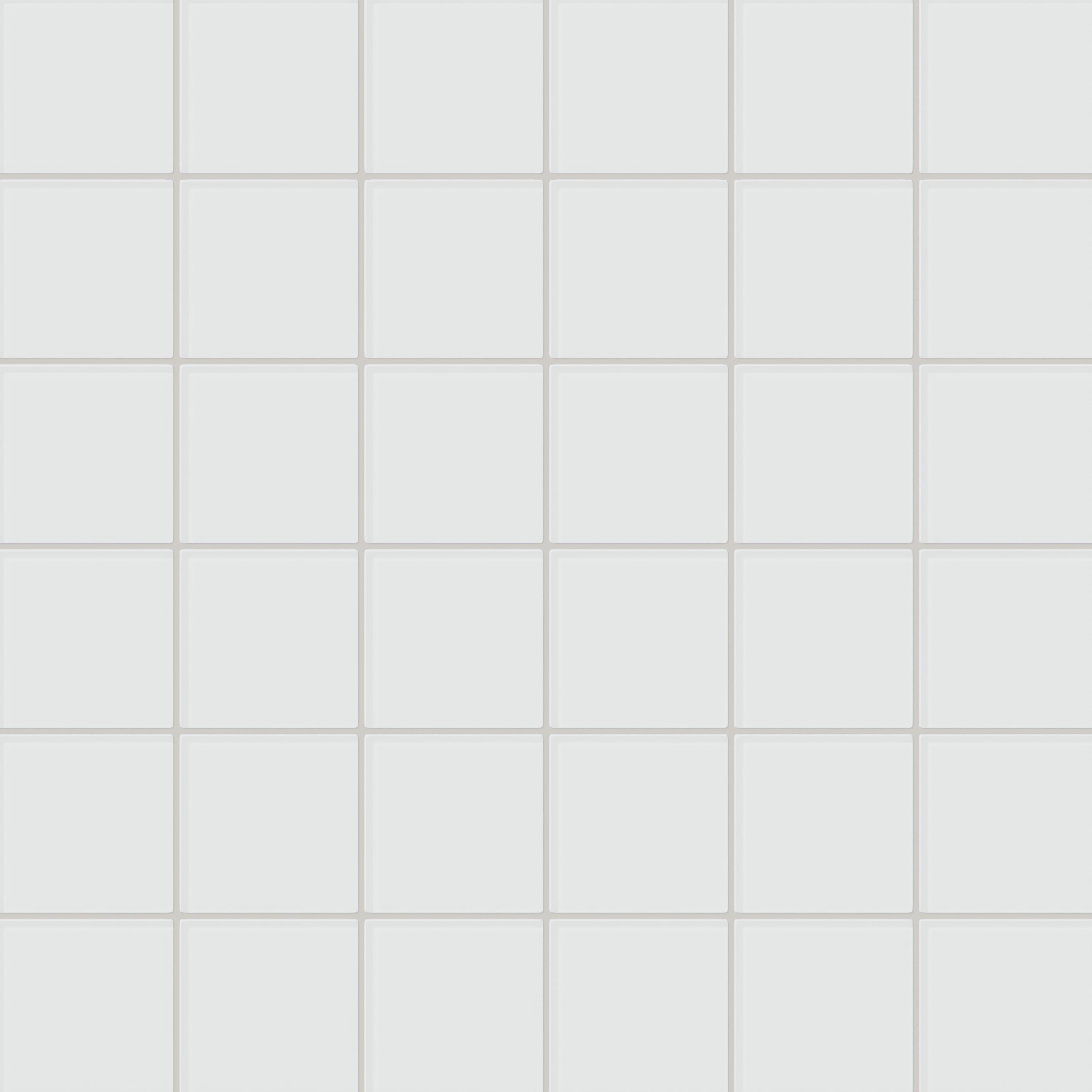 Quick Ship 4x4 Glass Tile in Egret Gloss