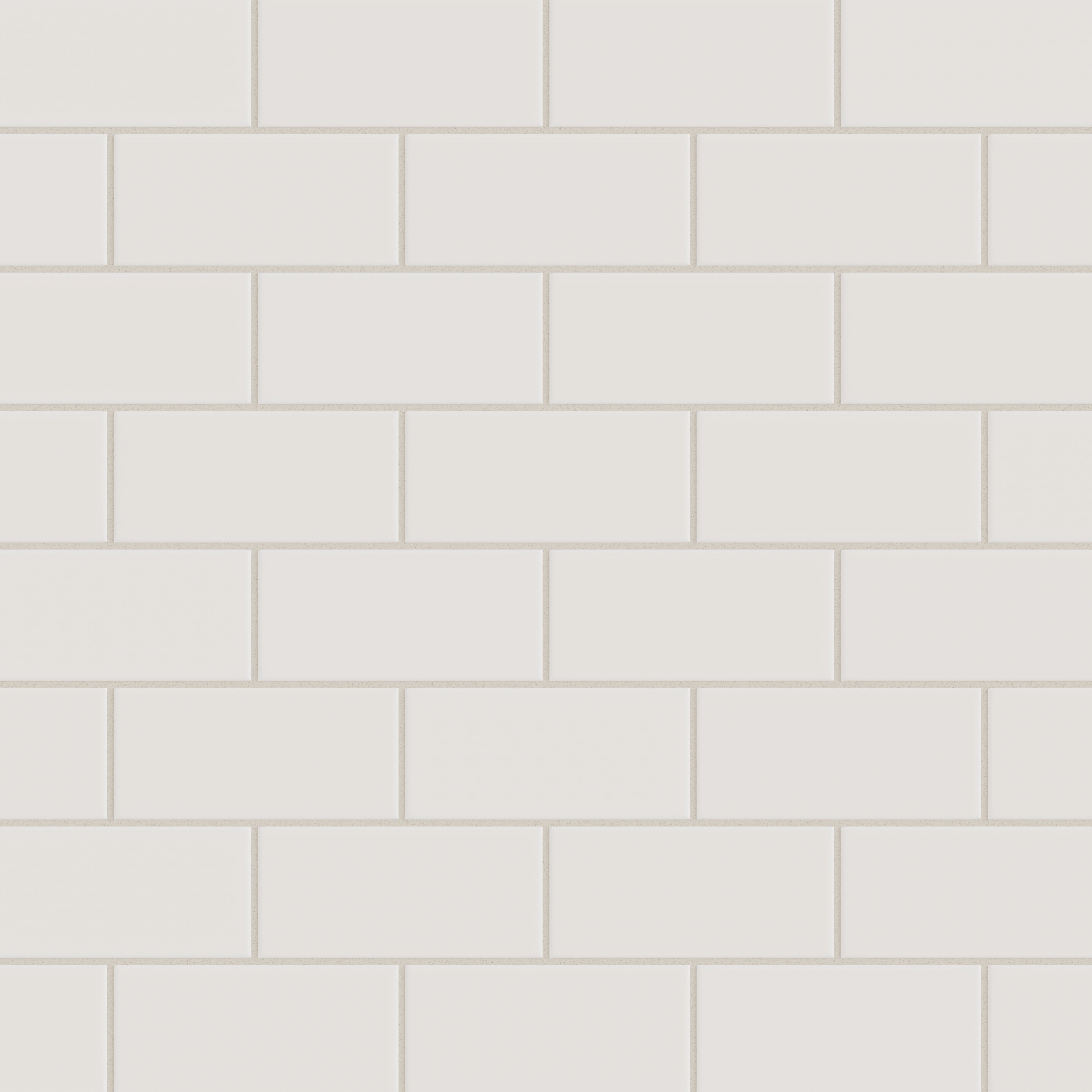 3x6 Natural Press Ceramic Tile in Pearl Matte